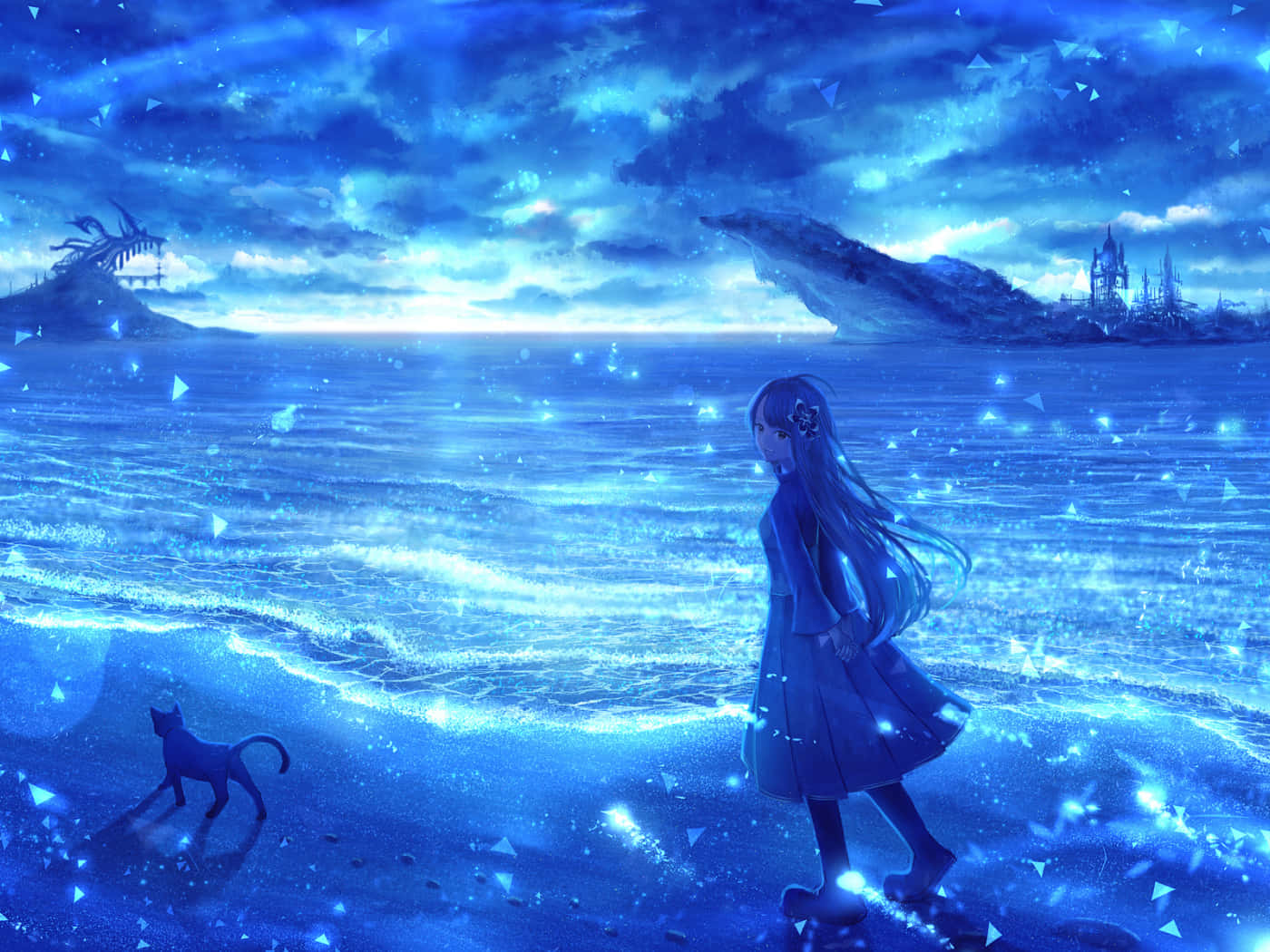 Phong cảnh anime đẹp Hình nền