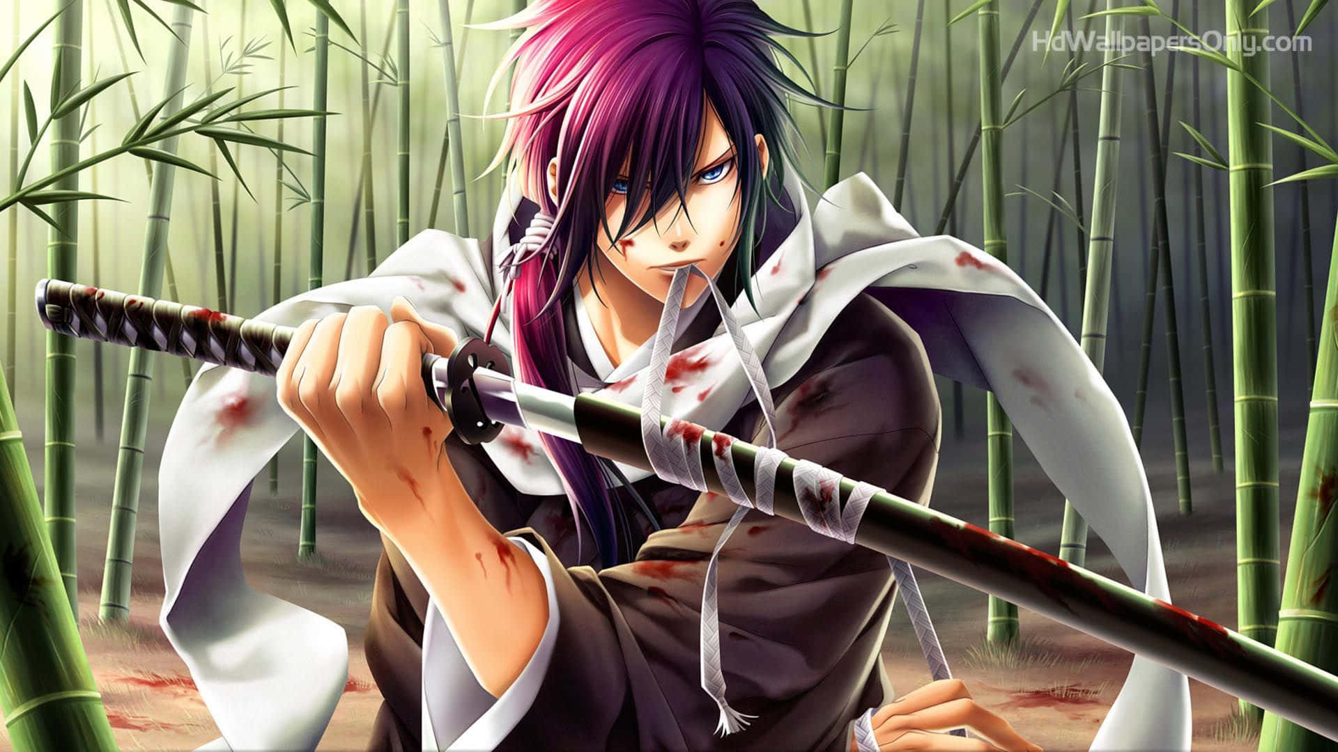 Phong cảnh thành phố toàn cảnh sôi động theo phong cách manga truyện tranh. Hình nền