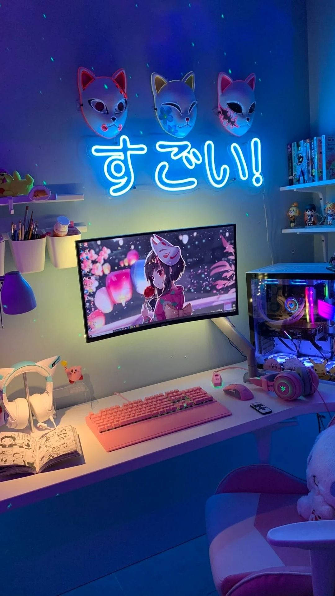 Phòng Game Anime Hình nền