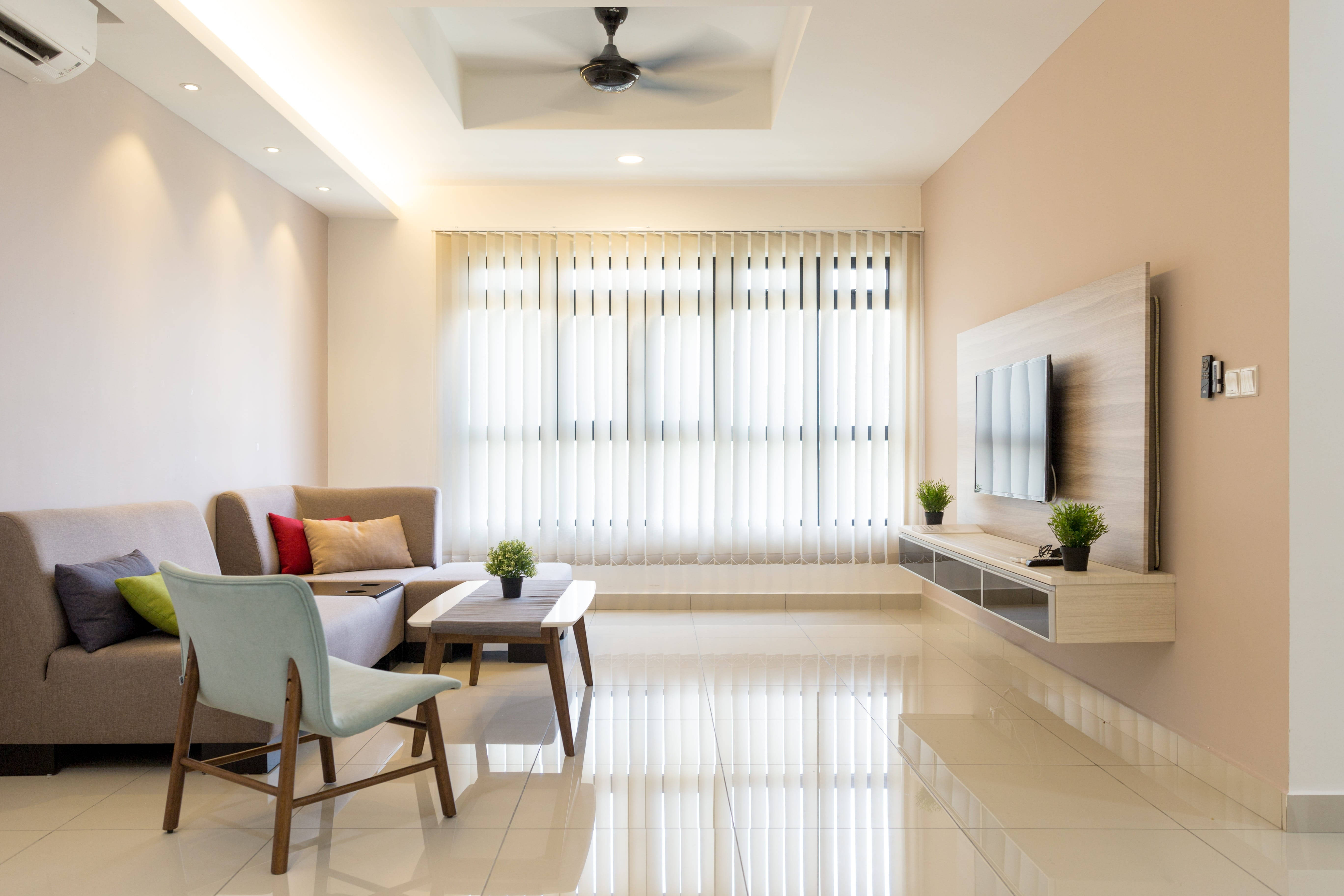 Phòng khách hiện đại đầy mê hoặc Hình nền