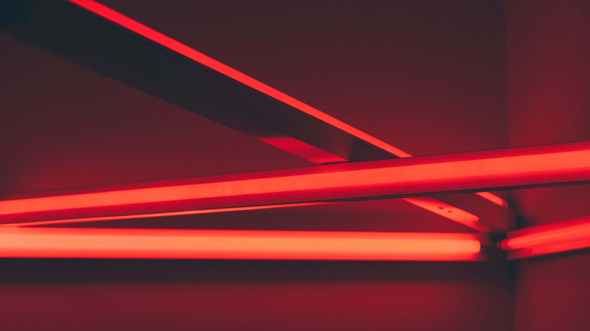 Phông nền đèn neon màu đỏ nhạt Hình nền