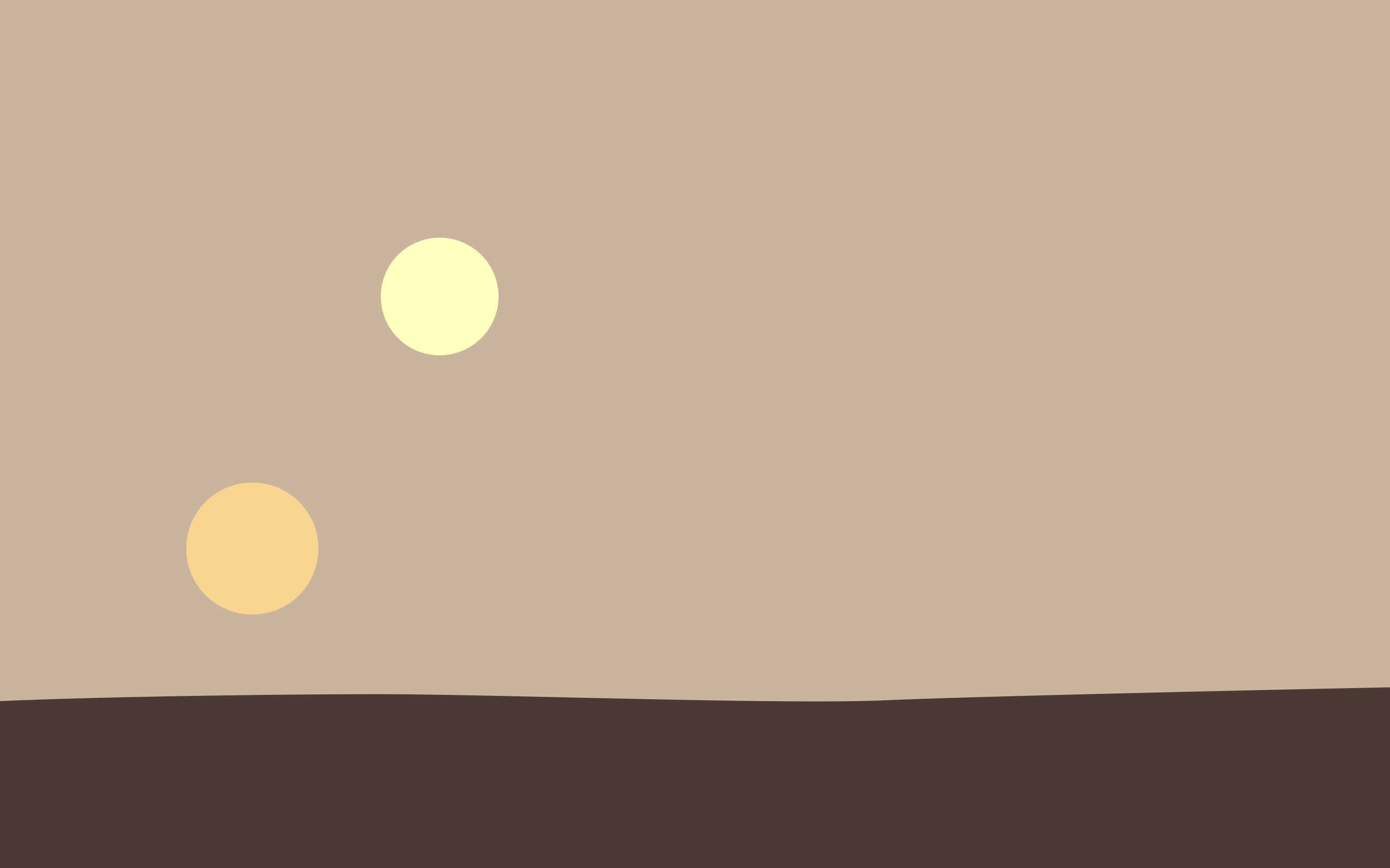 Phông nền Tatooine với hai mặt trời đơn giản Hình nền