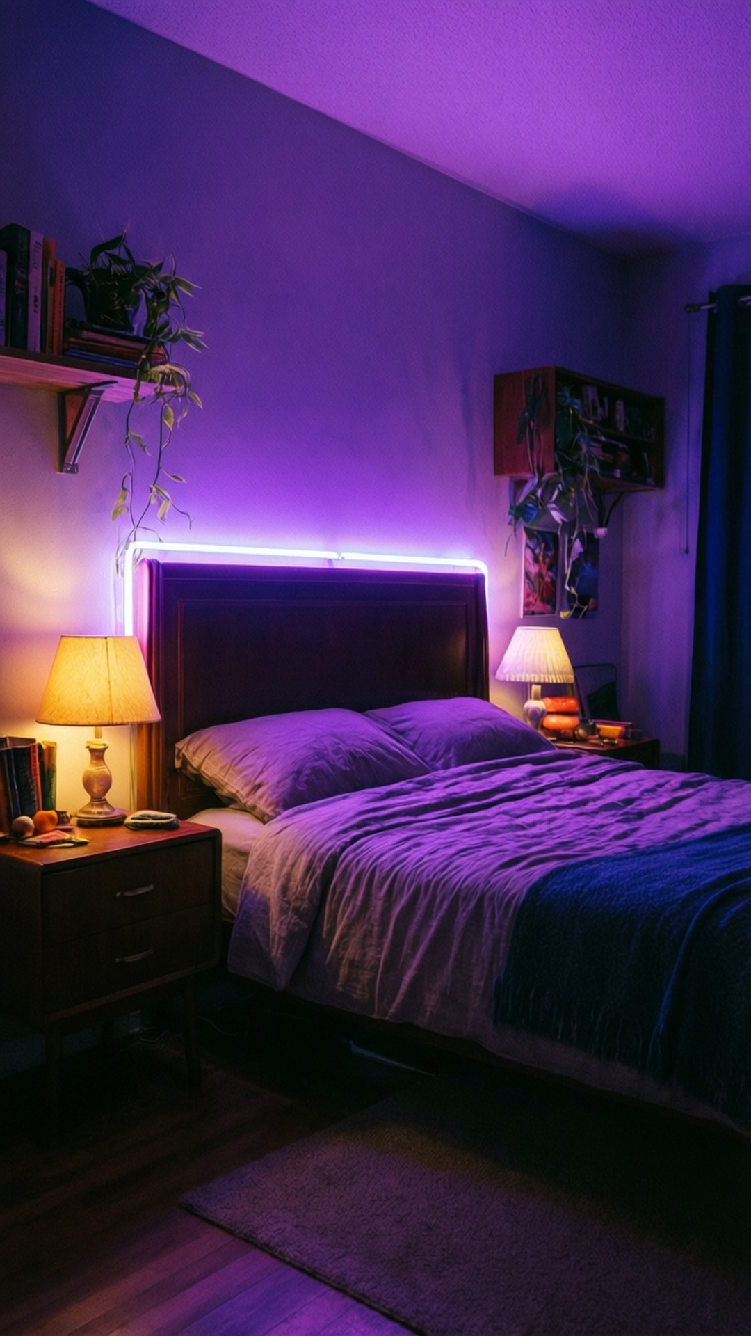 Phòng ngủ Neon Hình nền