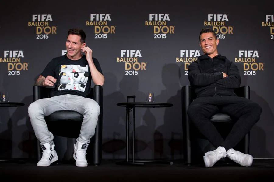 Phỏng vấn Messi và Ronaldo 4K Hình nền