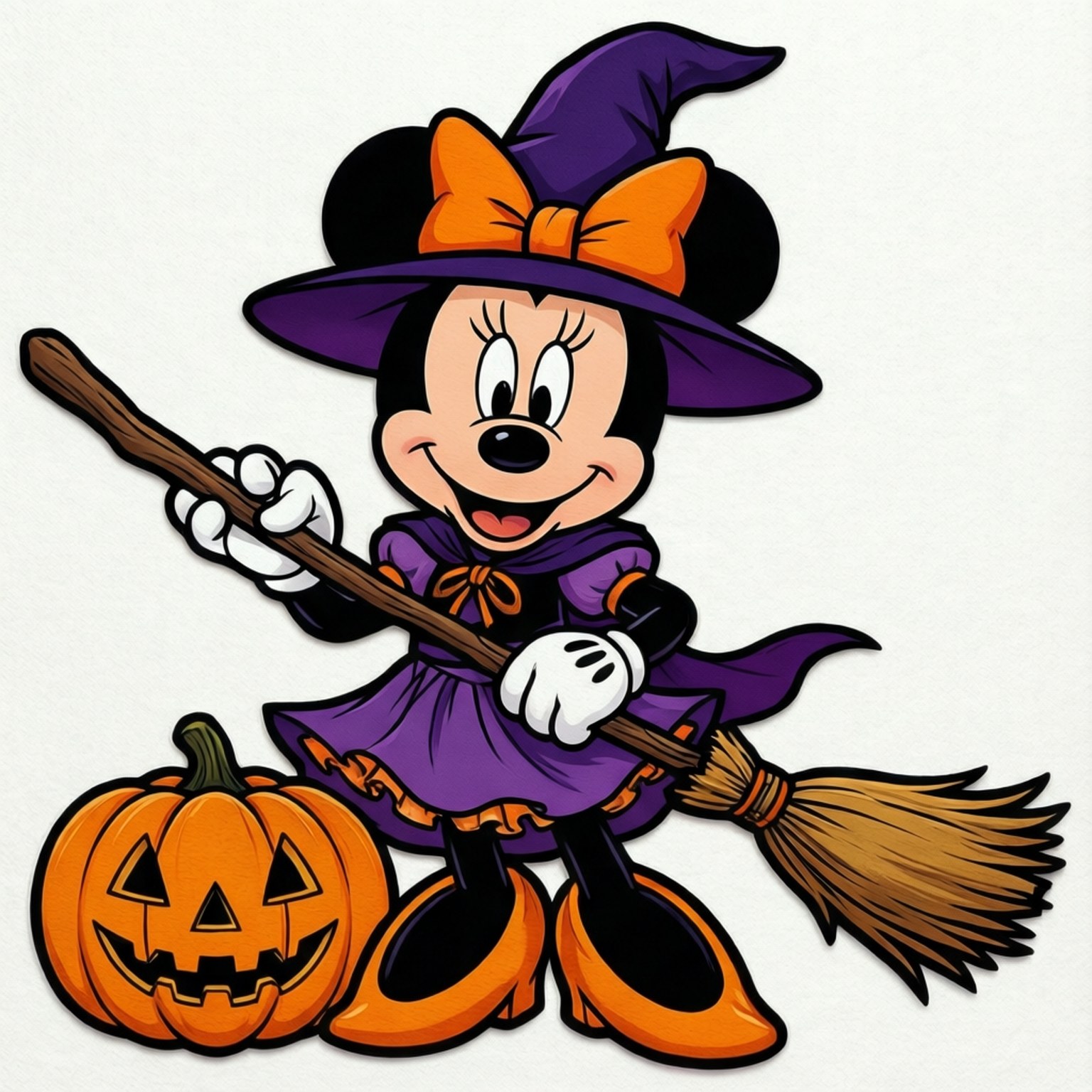 Phù thủy Minnie cắt dán Hình nền