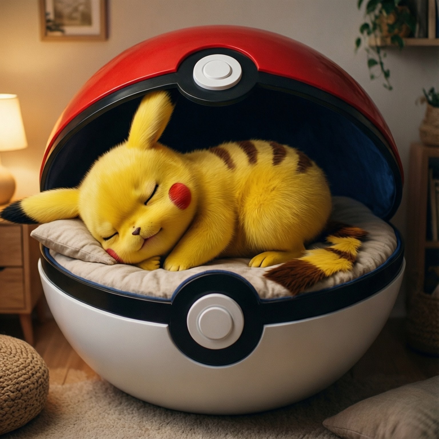Pikachu đang ngủ Hình nền