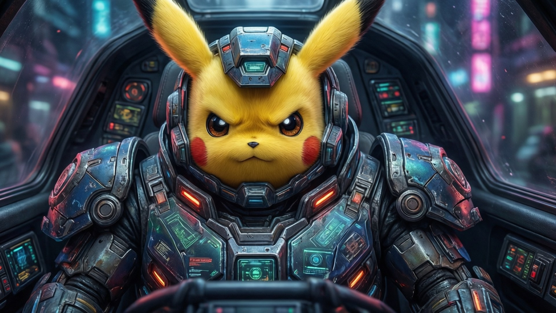 Pikachu Mecha Hình nền