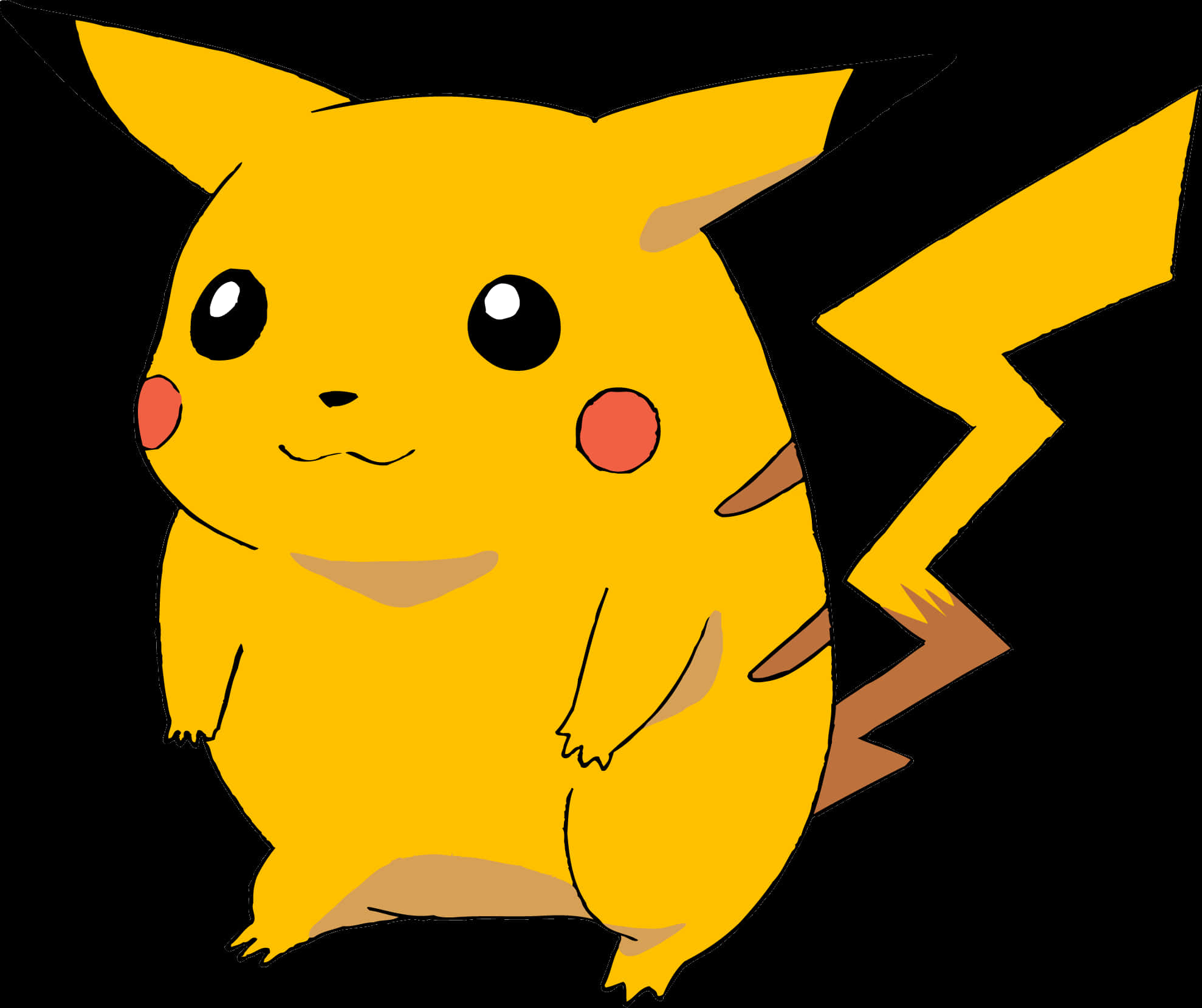 Pikachu_ Minh họa_ Nghệ thuật Vector Hình nền