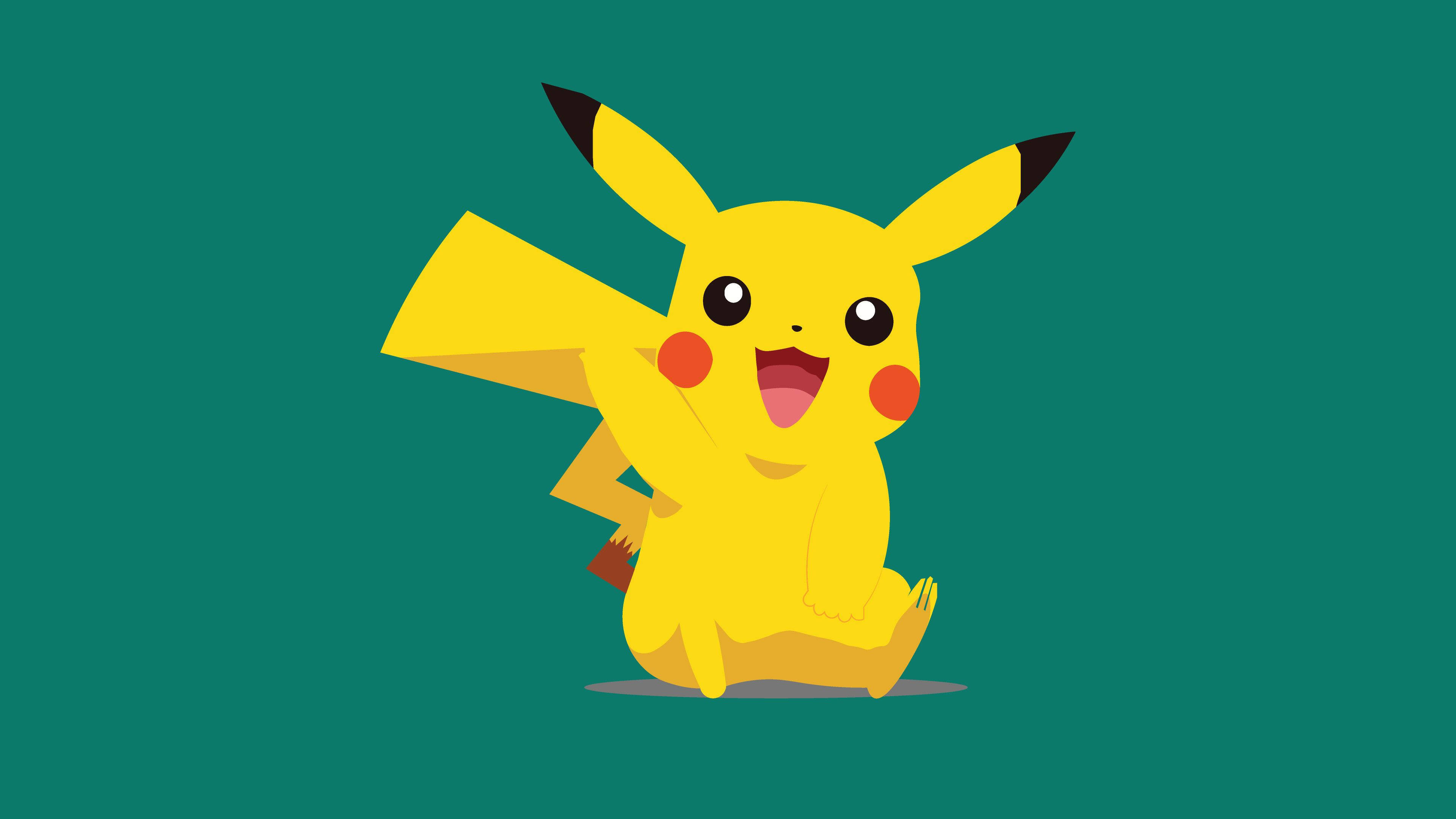 Pikachu Sẵn Sàng Hành Động Hình nền