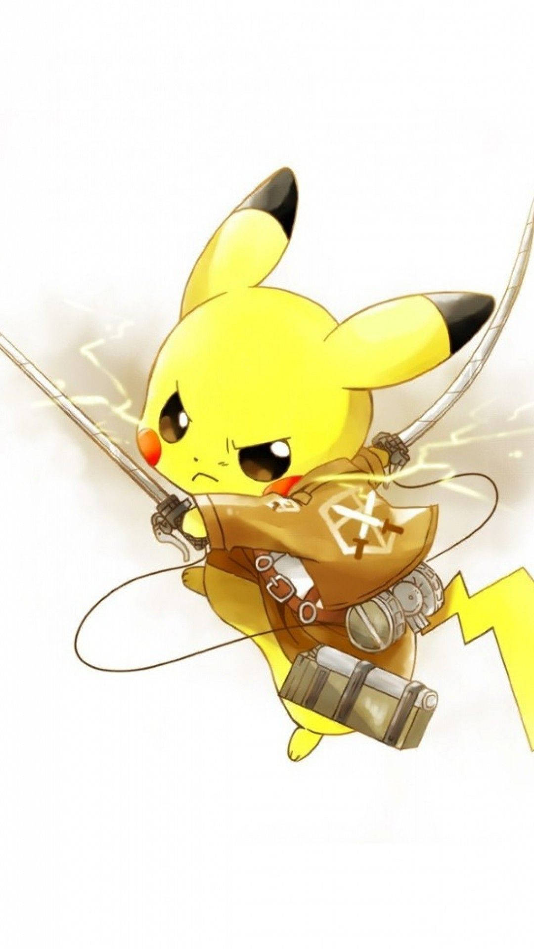 Pikachu tận hưởng ánh nắng và thiên nhiên ngoài trời Hình nền
