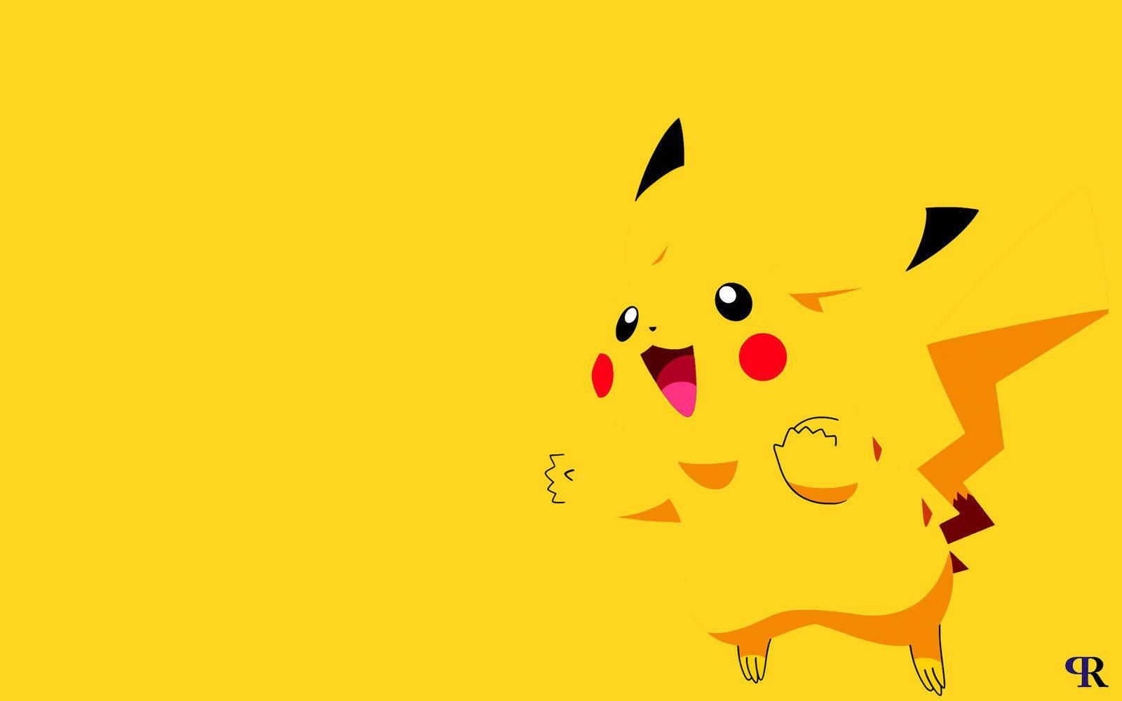 Pikachu toàn màu vàng Hình nền