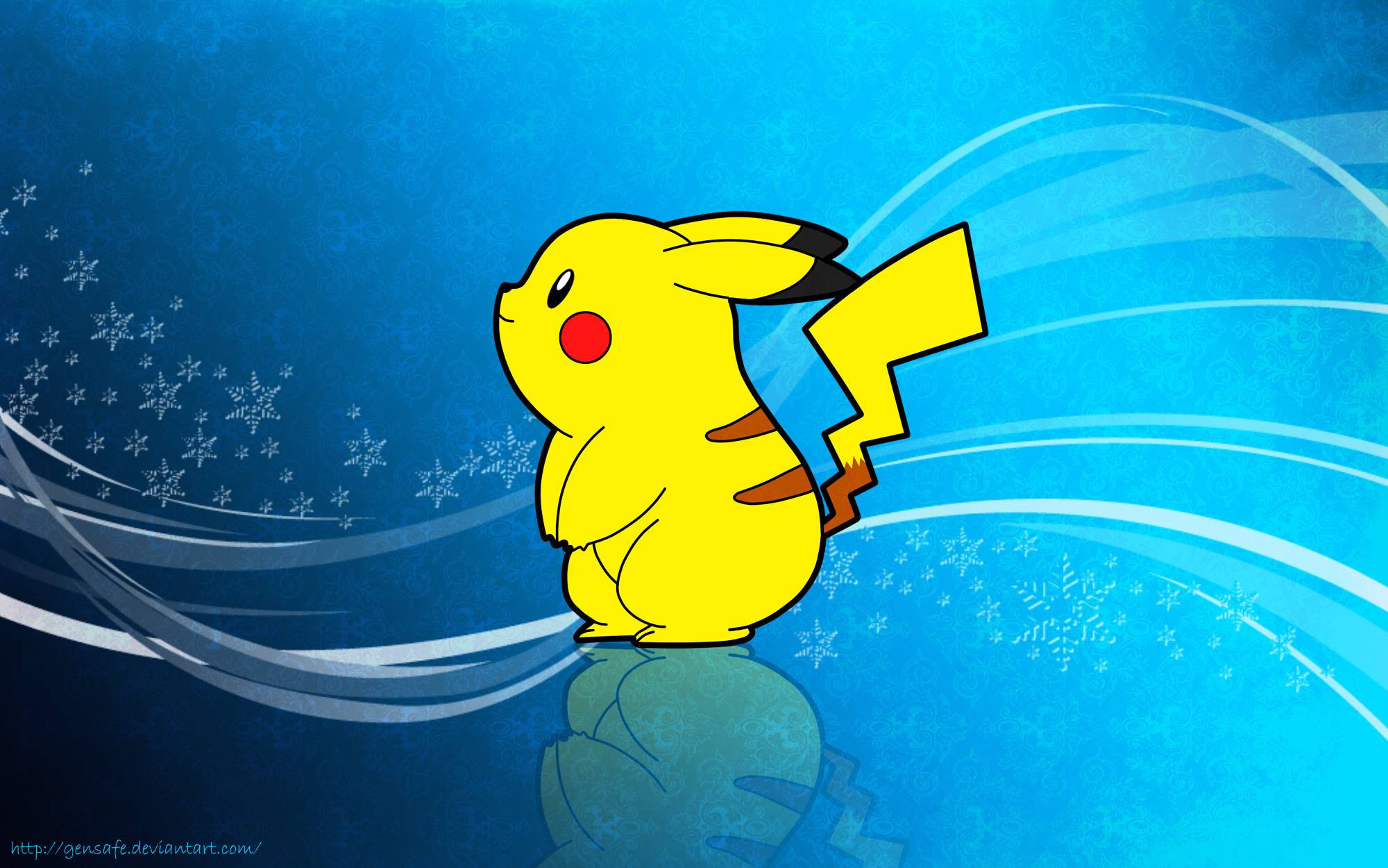 Pikachu Vàng Mũm Mĩm Hình nền