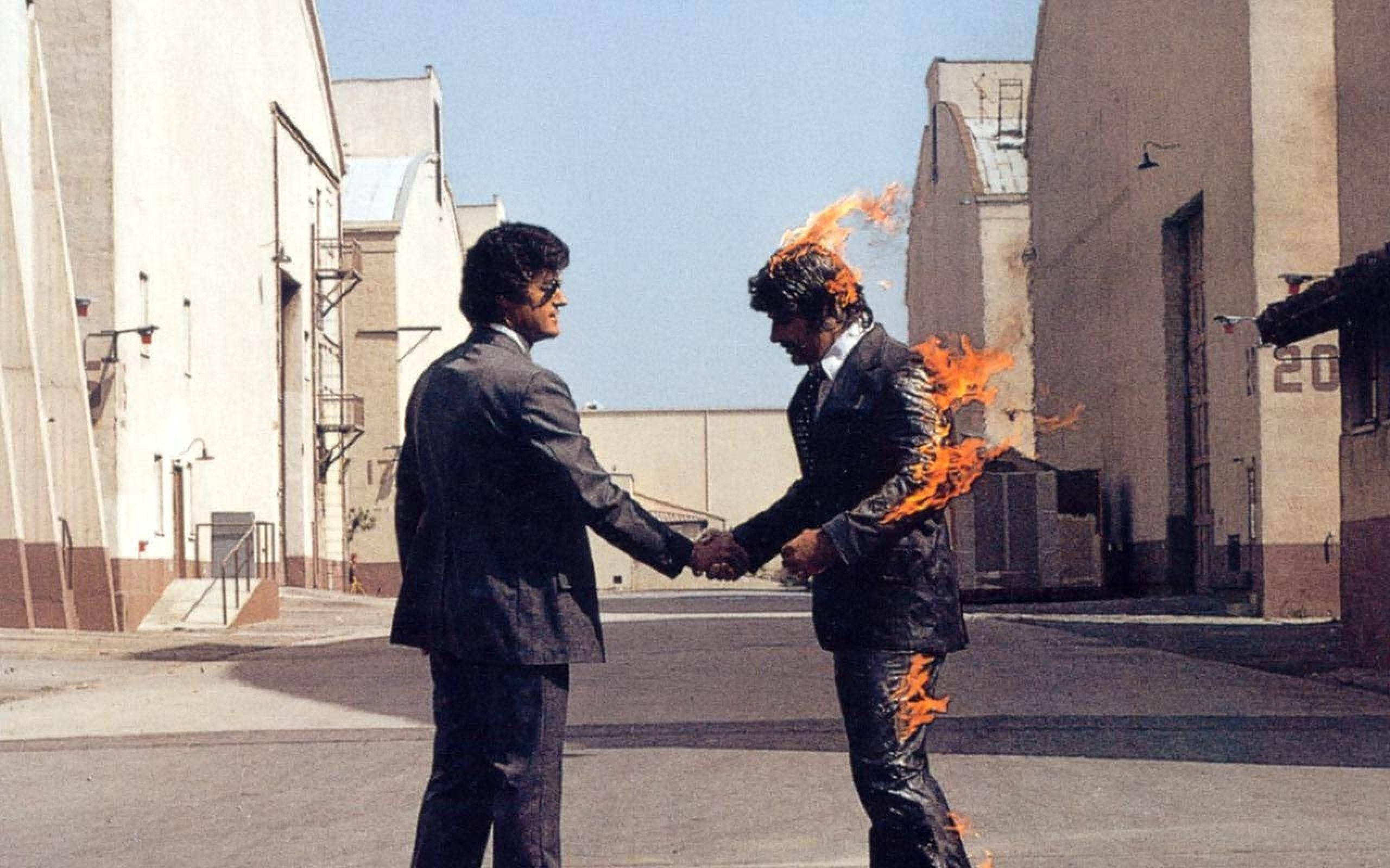 Pink Floyd 4K Wish You Were Here Ảnh Bìa Hình nền