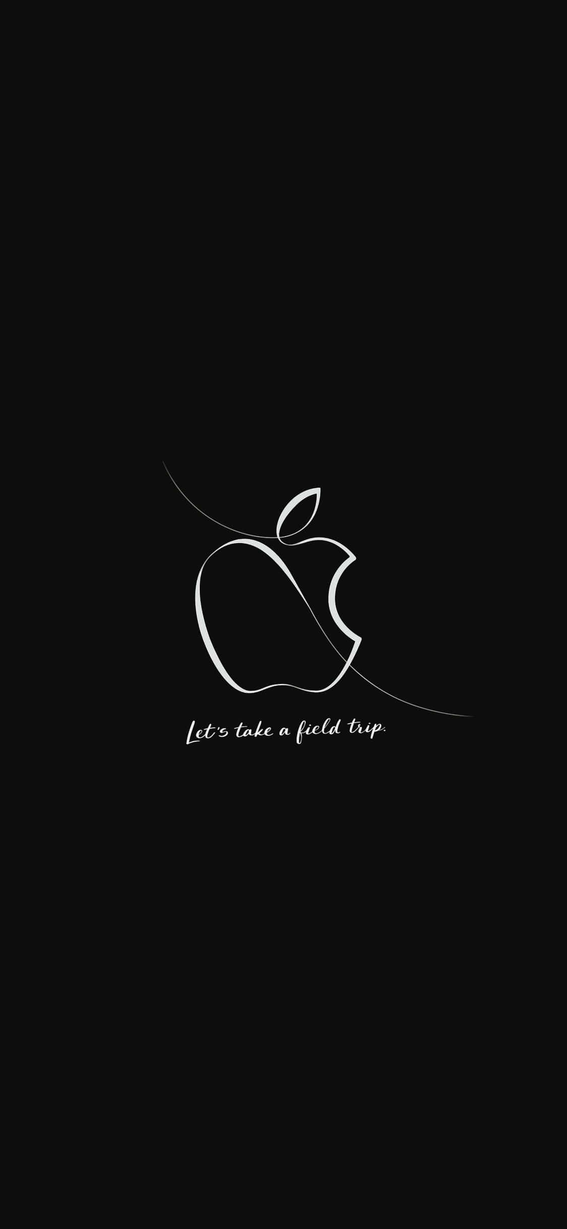 Pixel 3 Nền Logo Apple Màu Đen Hình nền