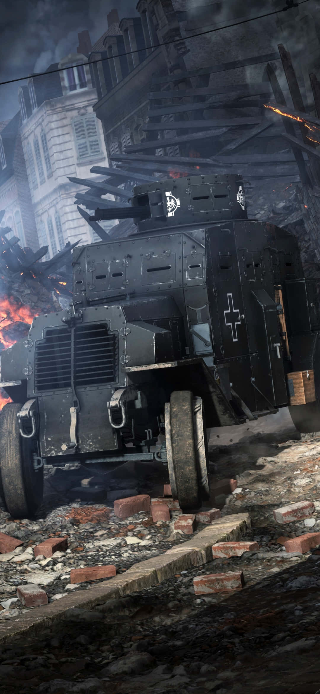 Pixel 3xl Nền Battlefield 1 Xe Bọc Thép Đức Hình nền
