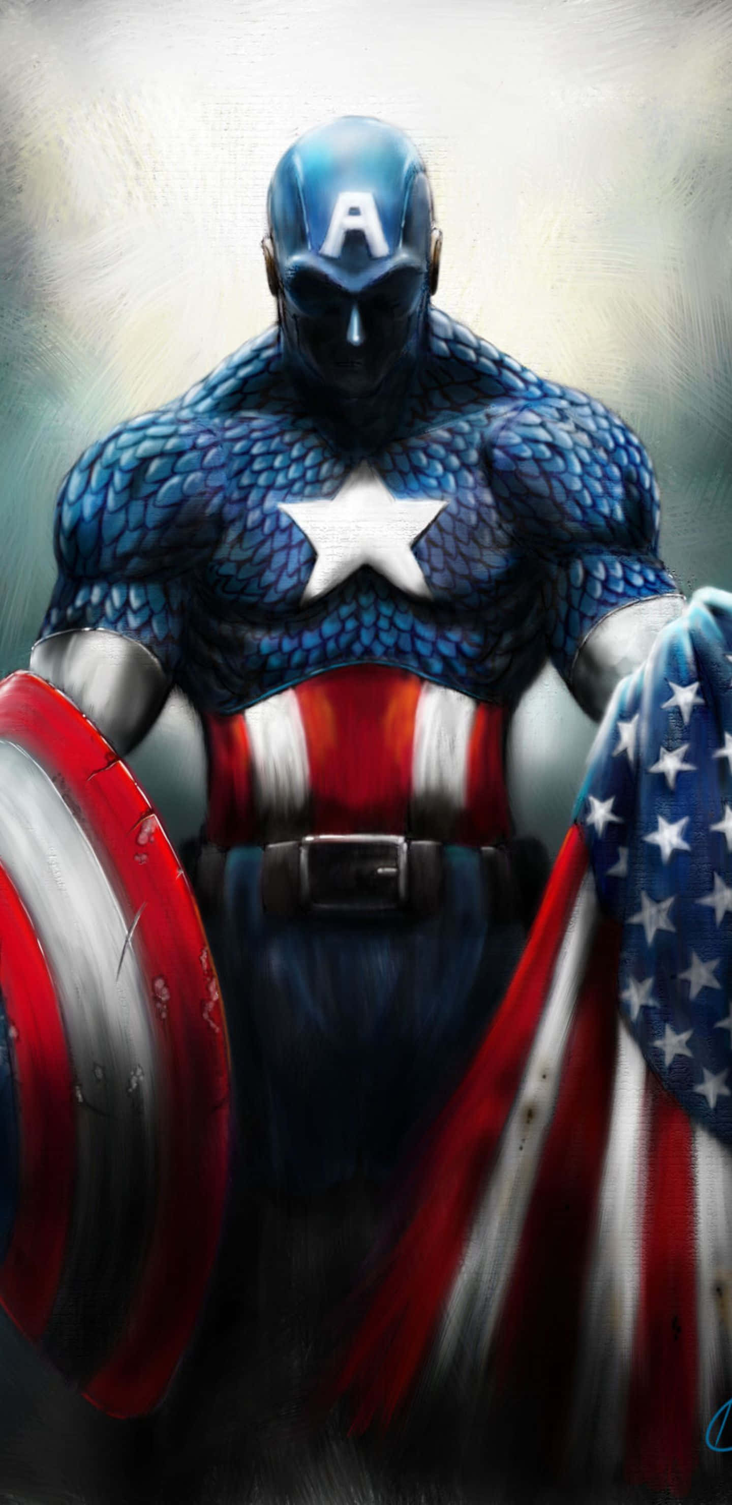 Pixel 3xl Captain America Hình nền Nghệ thuật Minh họa Hình nền