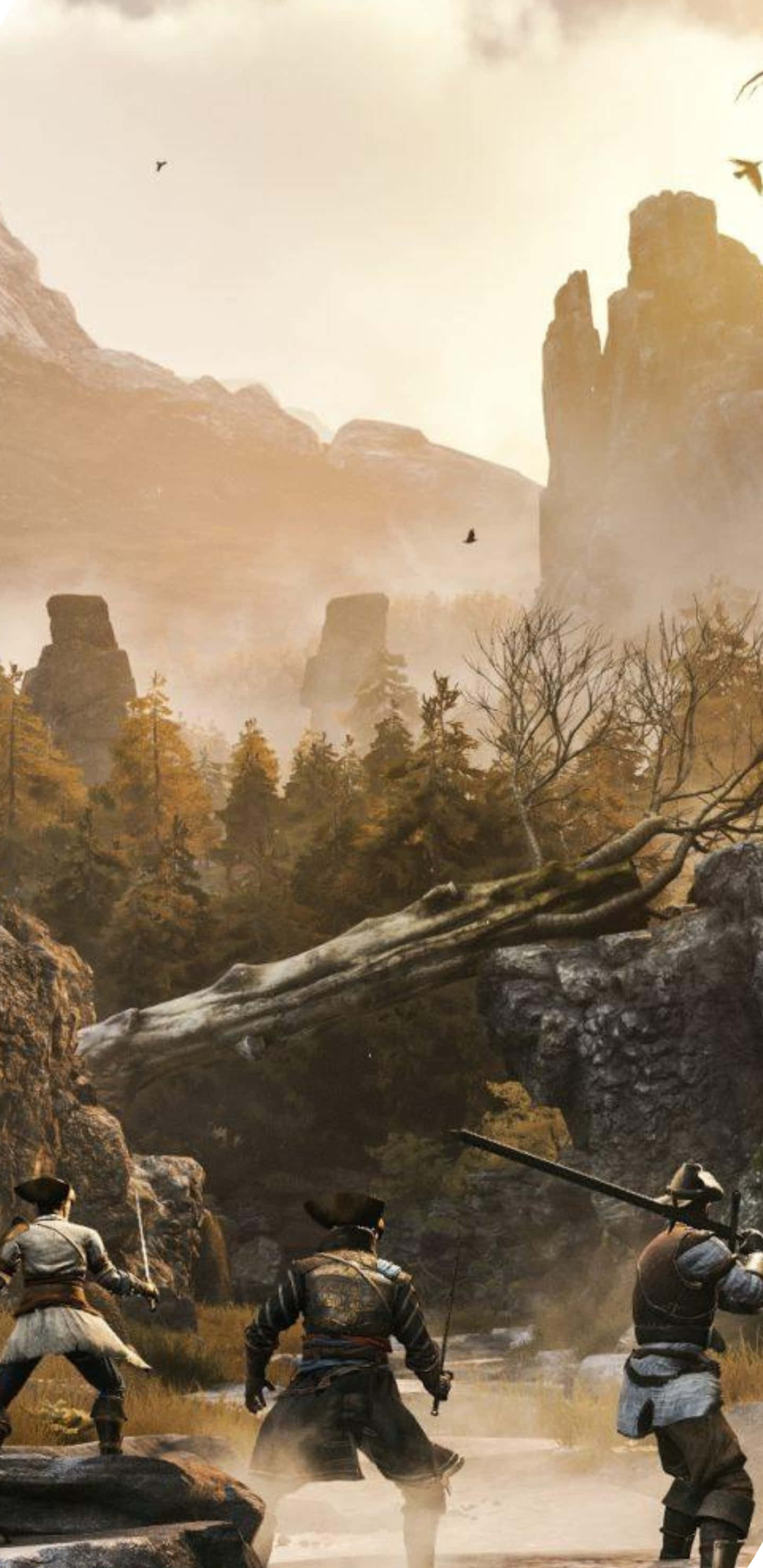 Pixel 3xl Greedfall Bữa Tiệc Quái Vật Bay Nền Hình nền