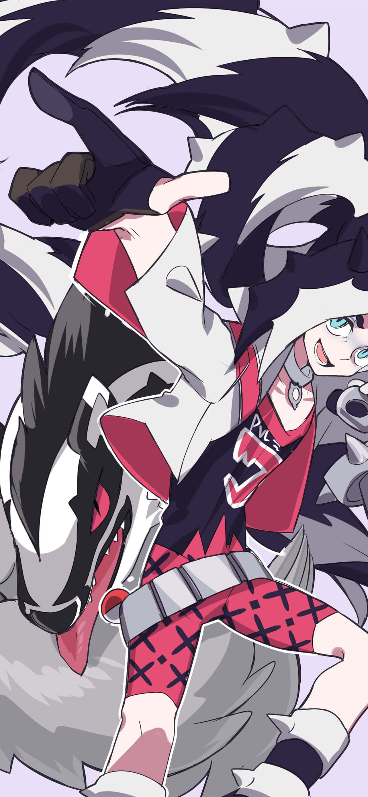 Pokemon Huấn luyện viên Piers và Obstagoon Hình nền