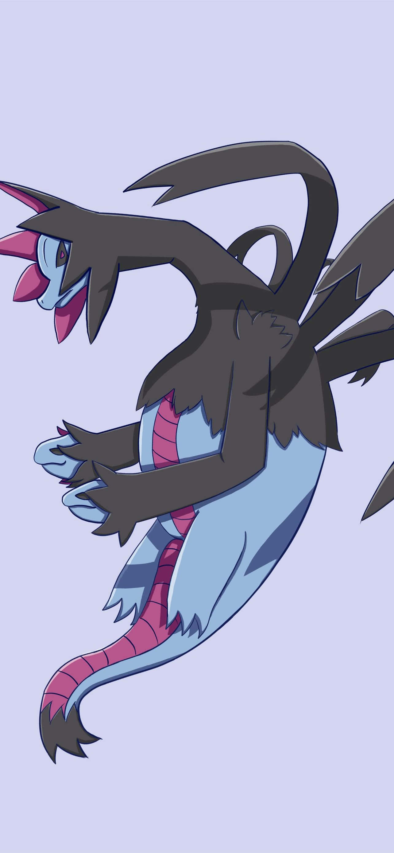 Pokémon Hydreigon nhìn nghiêng Hình nền
