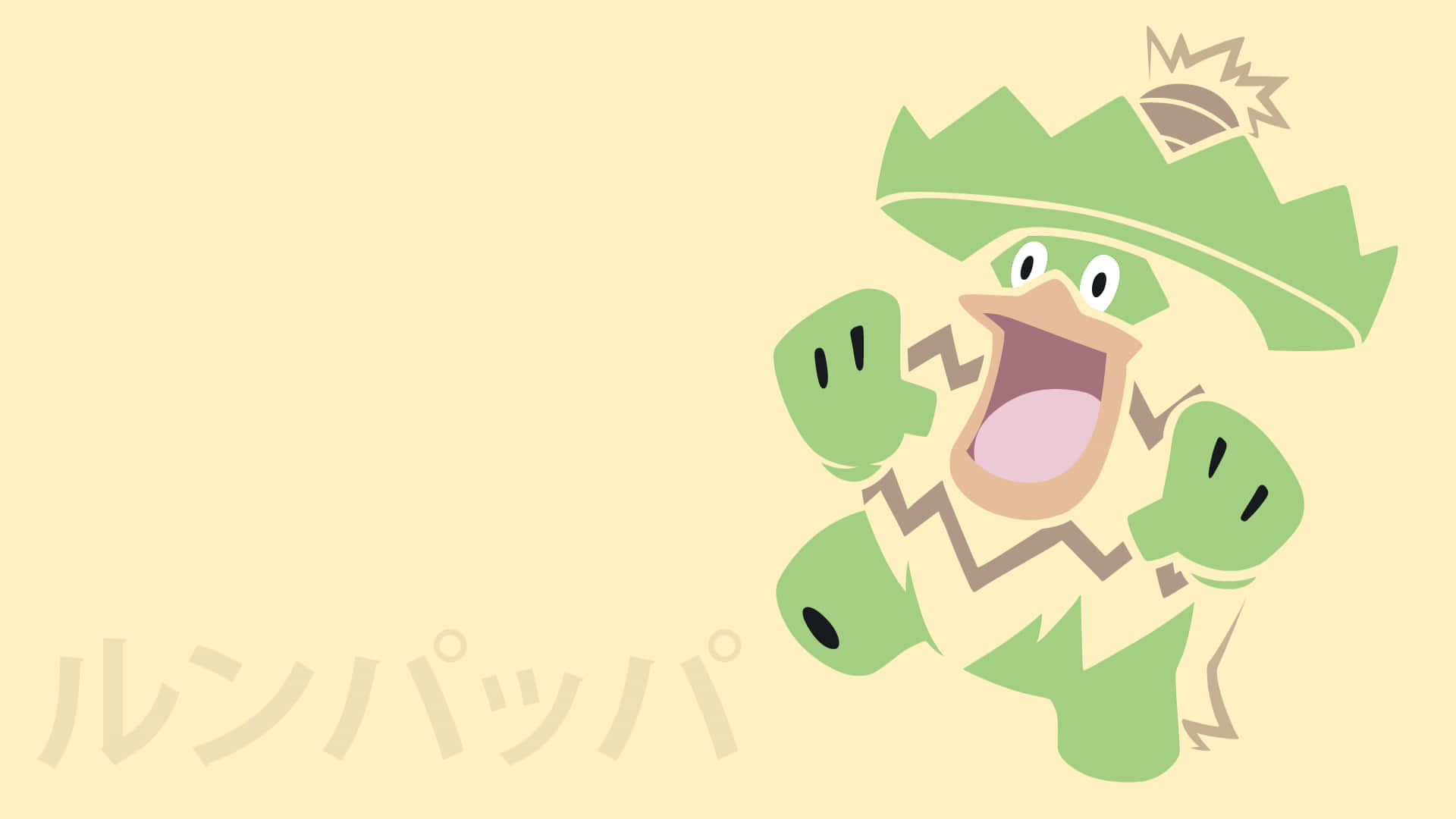 Pokemon Ludicolo Tối Giản Hình nền