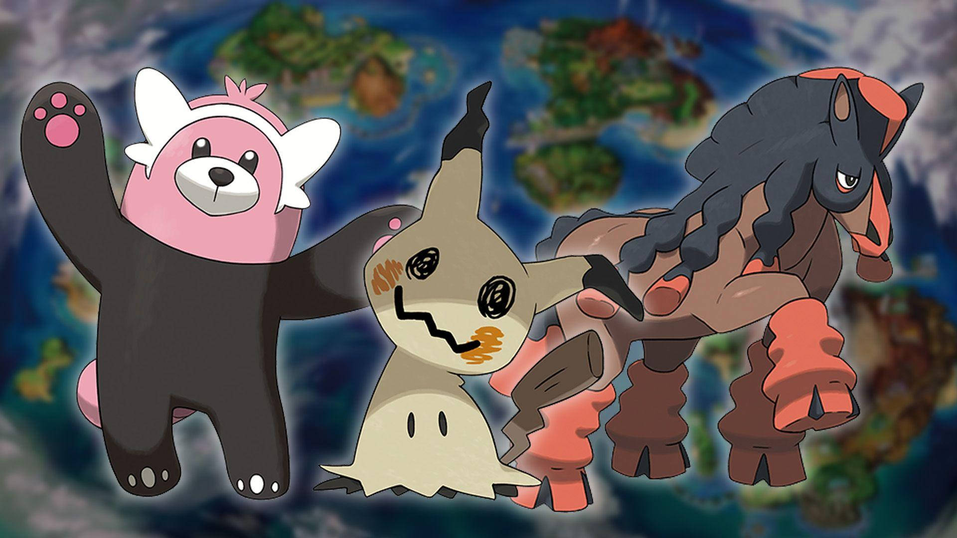 pokemon - thế giới pokemon Hình nền
