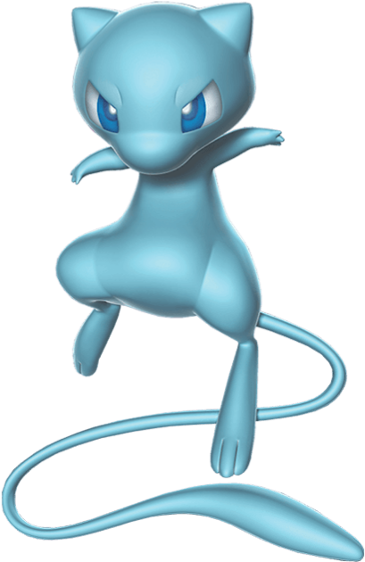 Pokemon Xanh Tâm Linh 3D Render Hình nền