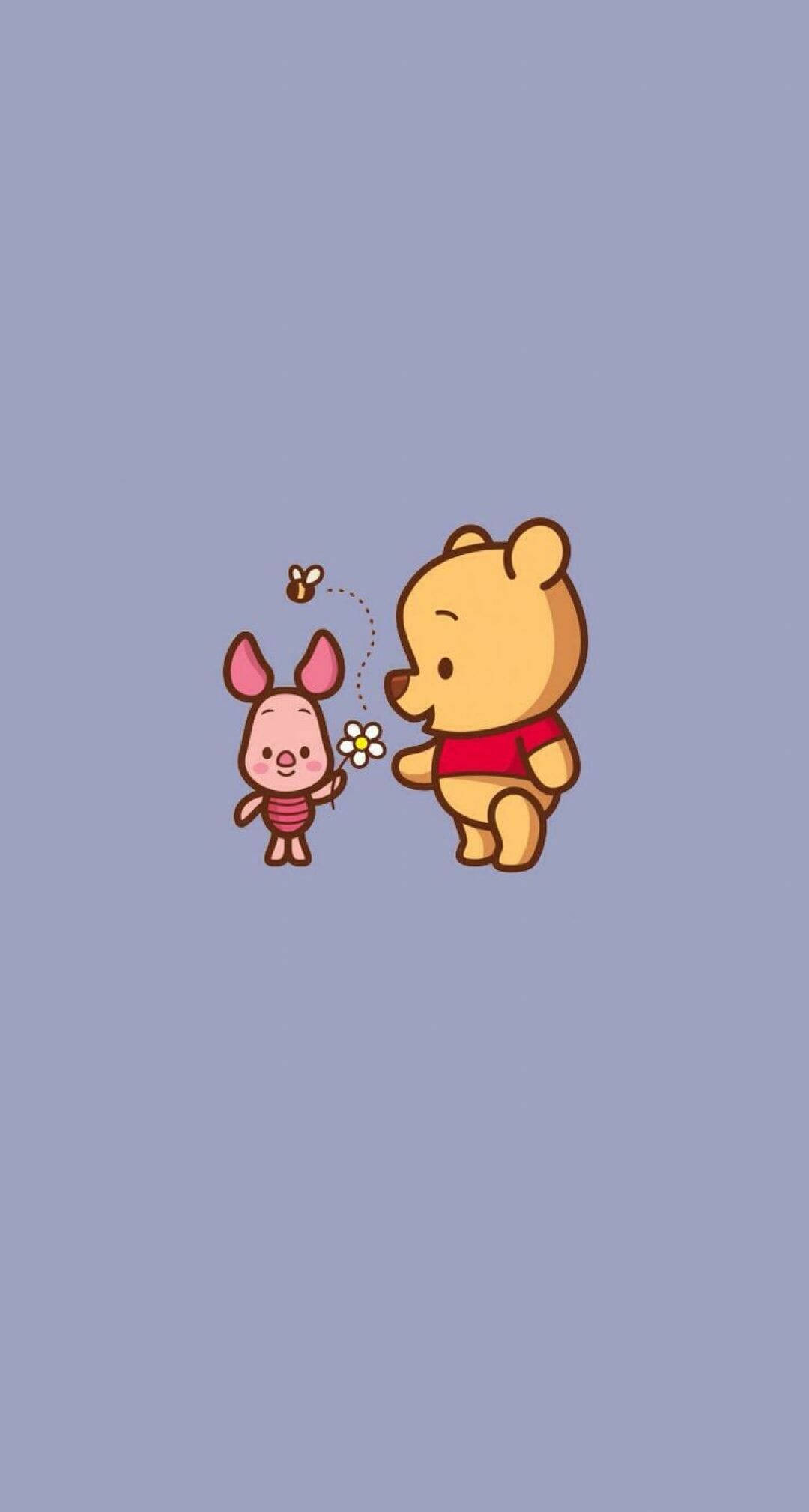 Pooh Và Piglet Dễ Thương Cho iPhone Hình nền