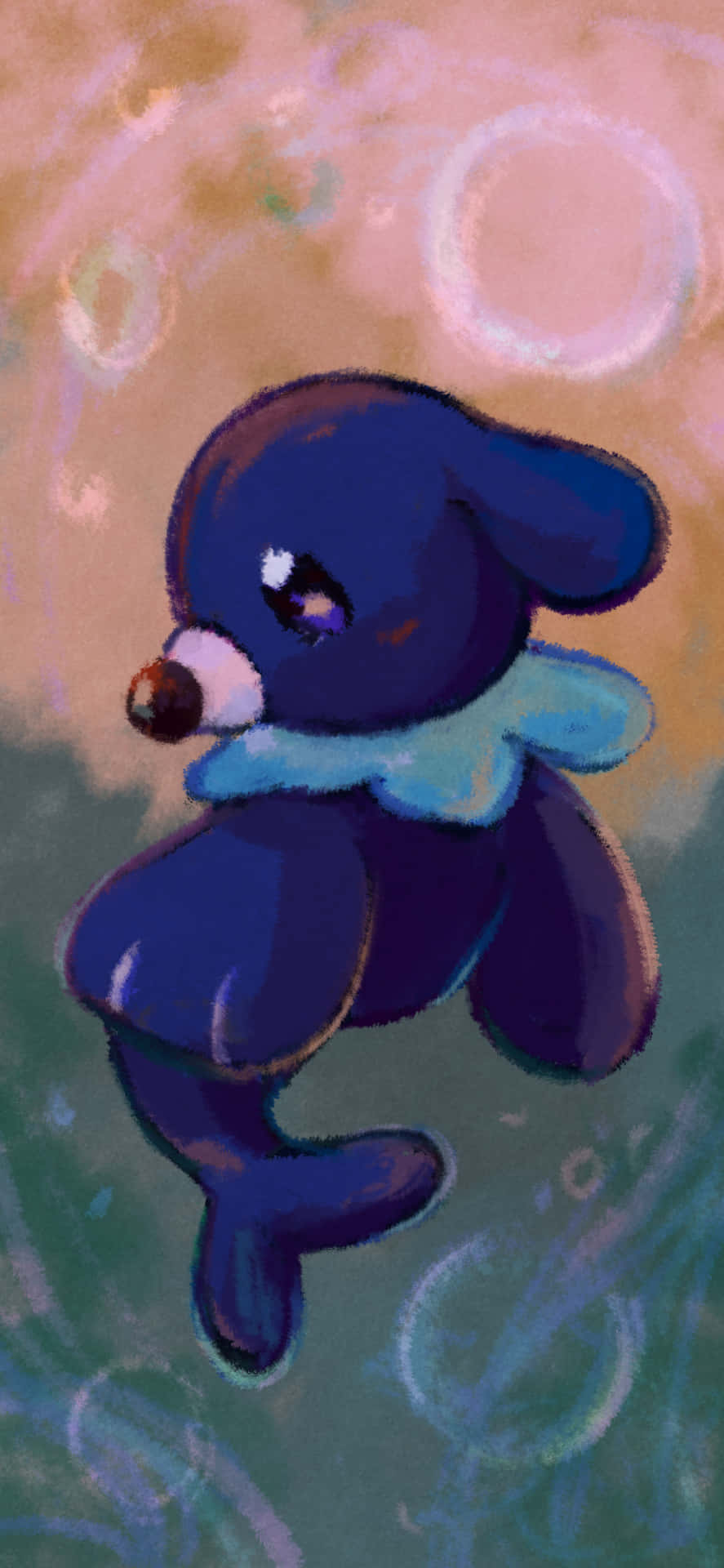 Popplio vui nhộn nghịch nước: Người bạn đồng hành tuyệt vời cho cuộc phiêu lưu Pokemon hệ Nước Hình nền