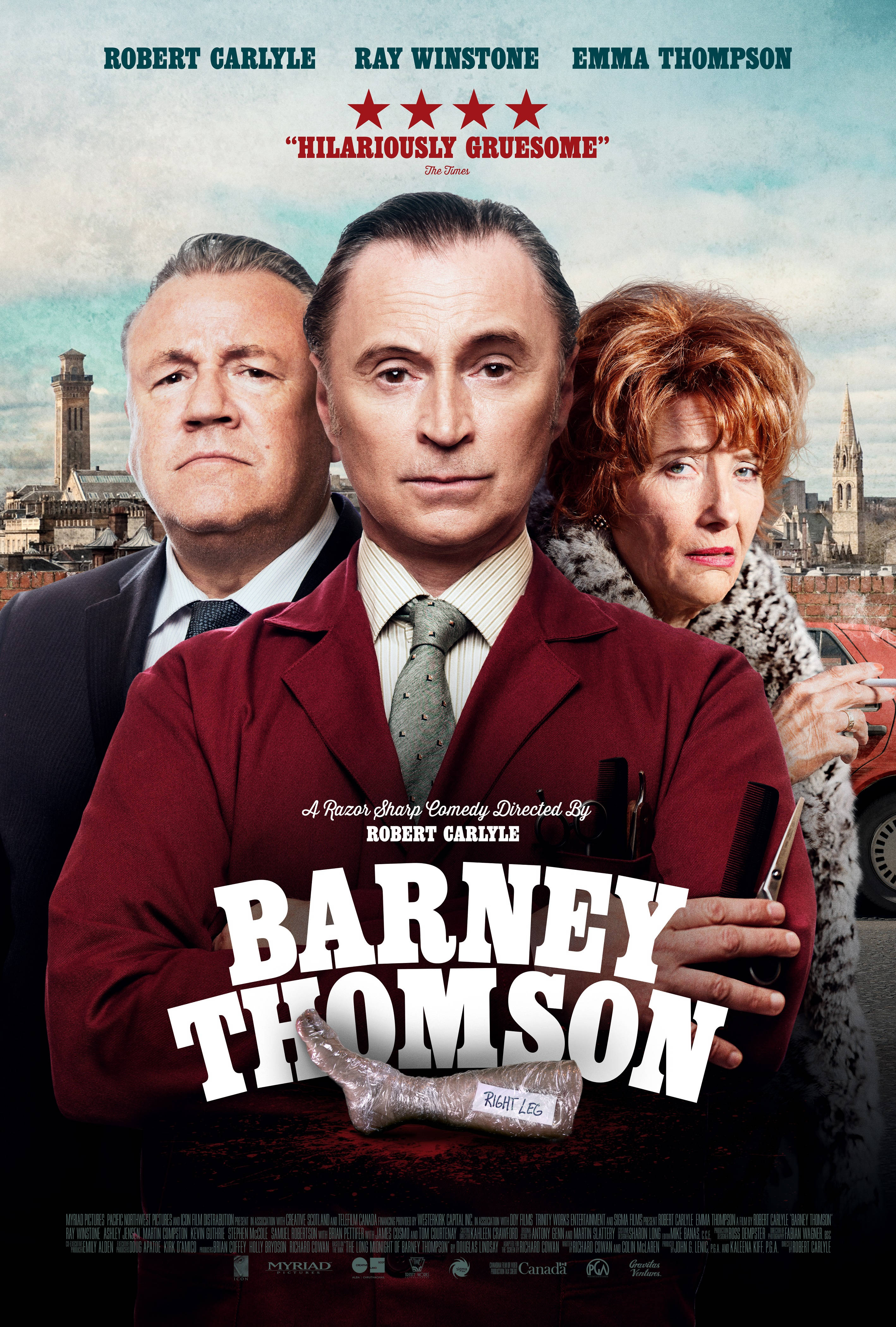 Poster Barney Thomson Của Robert Carlyle Hình nền