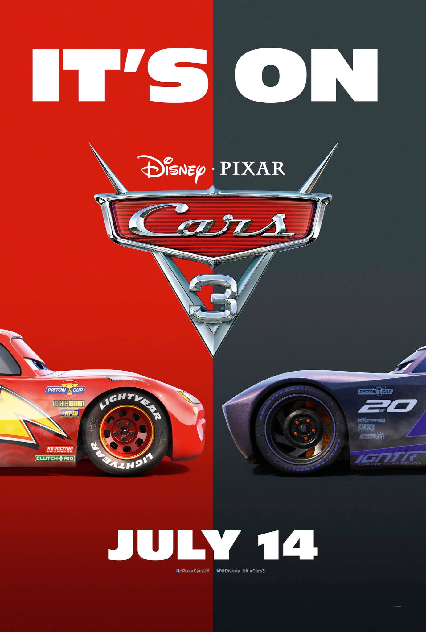 Poster Cars 3 Lightning Vs Jackson Hình nền