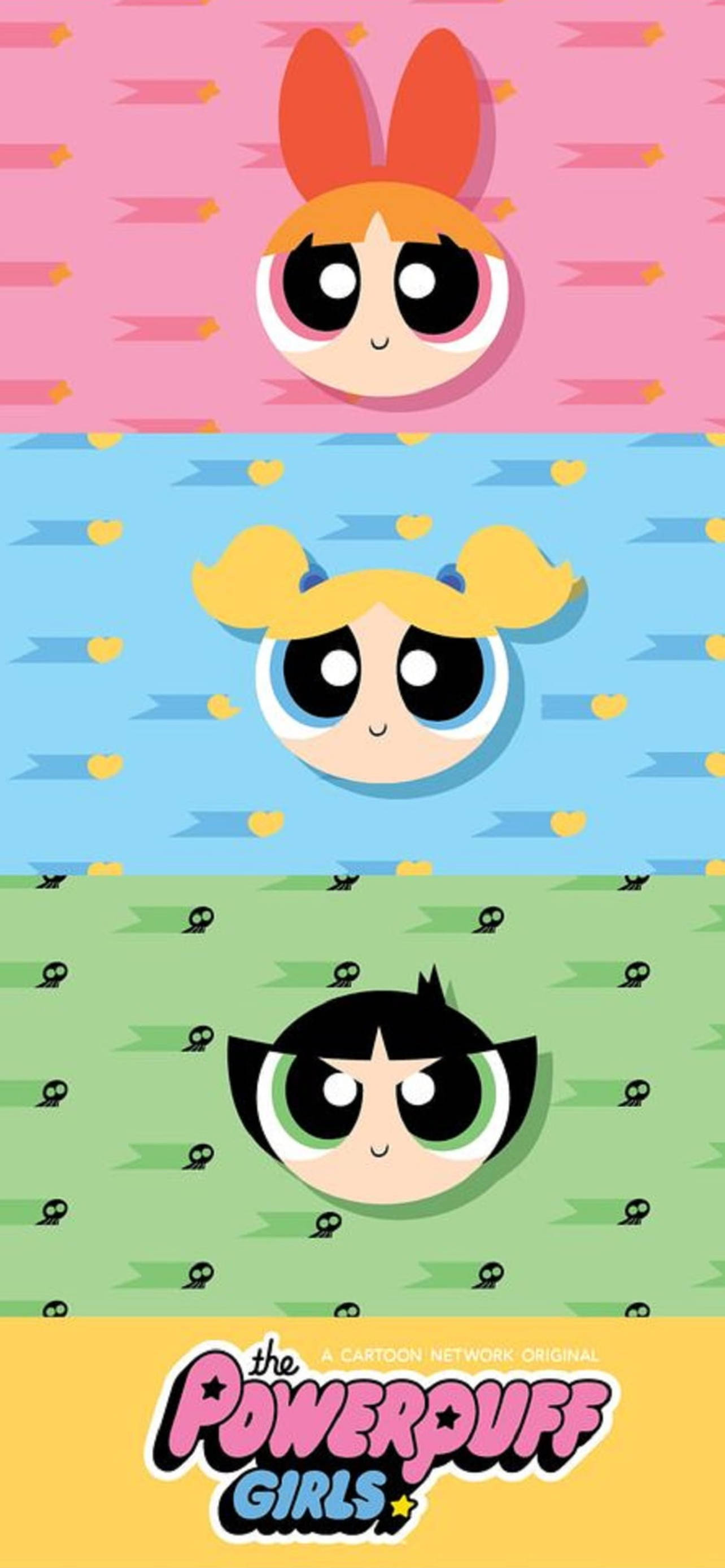 Poster Ghép Hình Powerpuff Girls Hình nền