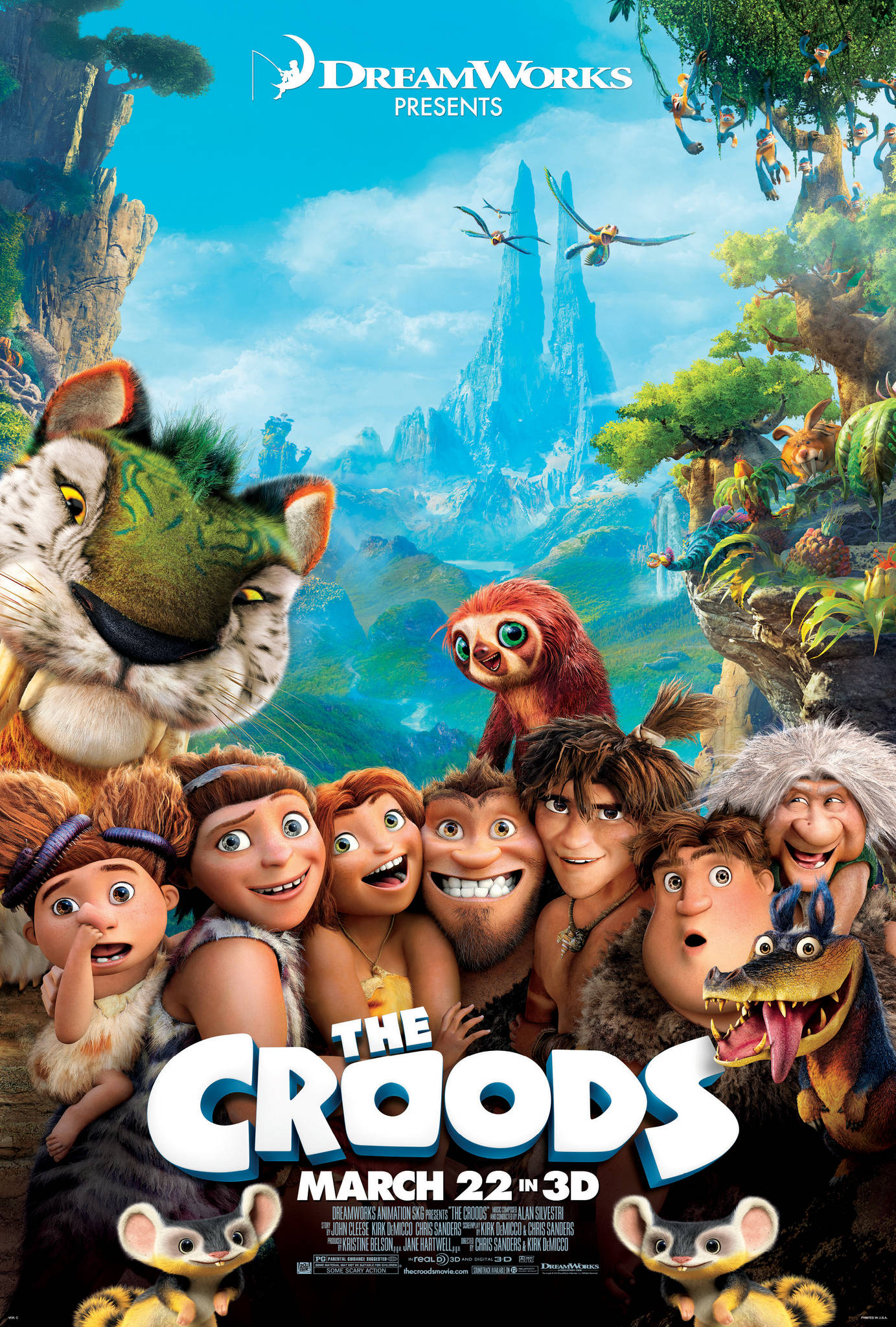 Poster Phim 3D The Croods Hình nền
