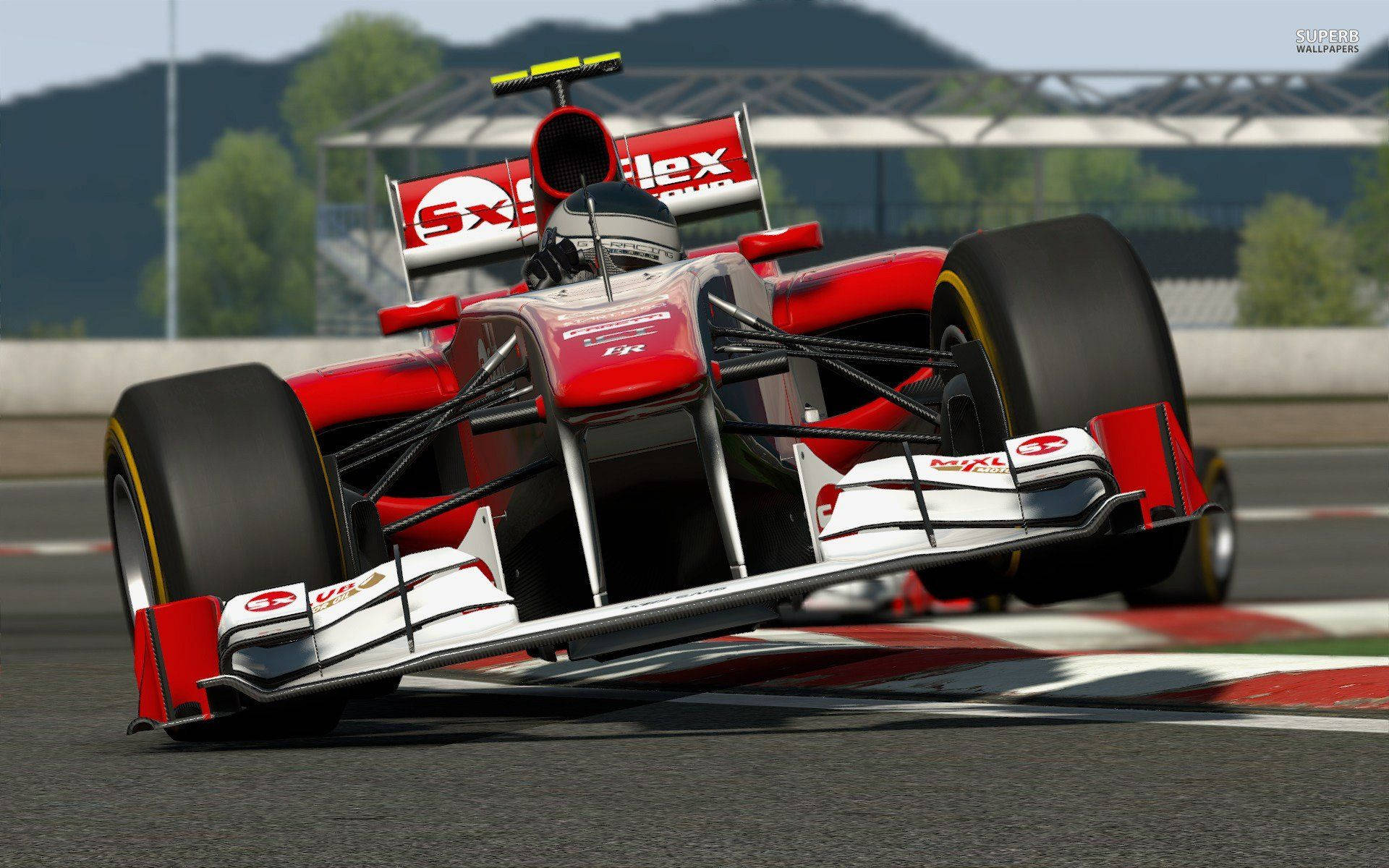 Project Cars 4K Đỏ F1 Hình nền