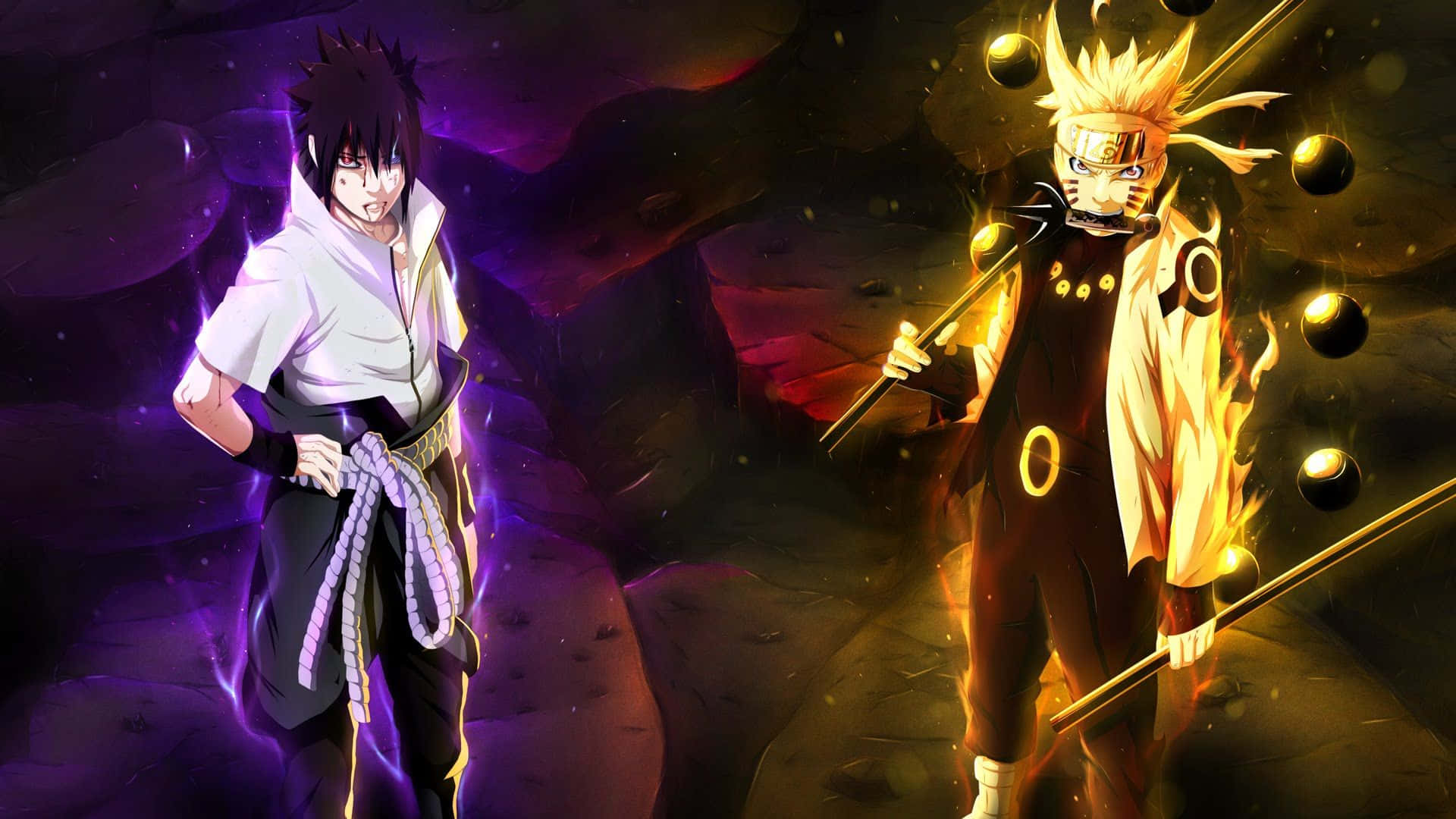 PS4 Naruto Sasuke Uchiha Và Naruto Uzumaki Hình nền
