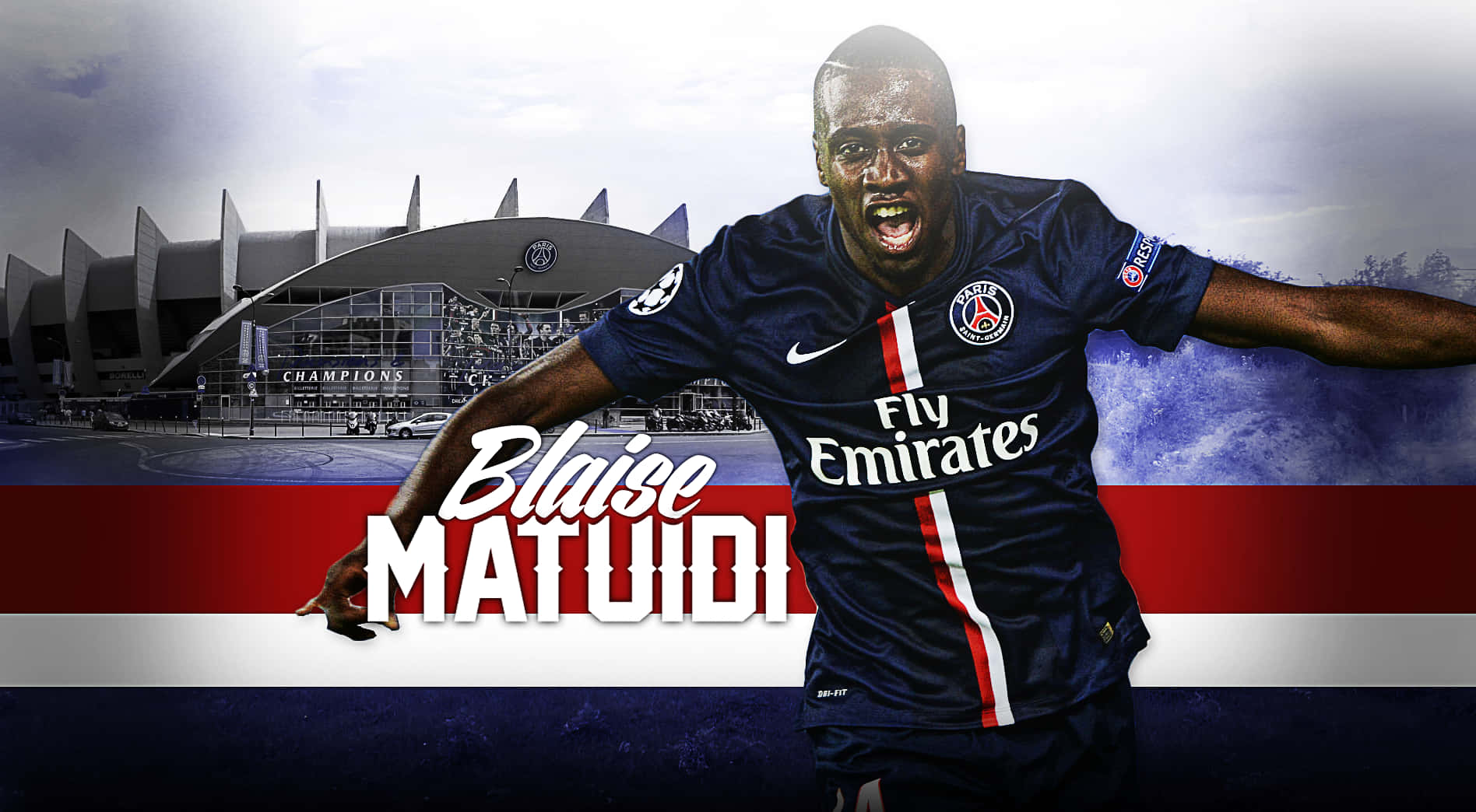 PSG Tiền vệ Blaise Matuidi Fanart Hình nền