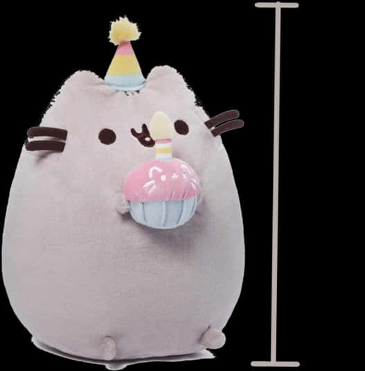 Pusheen Mừng Sinh Nhật Thú Nhồi Bông Hình nền
