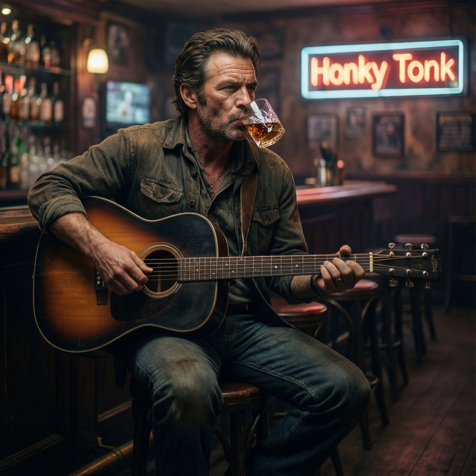 Quán Bar Honky Tonk Hình nền