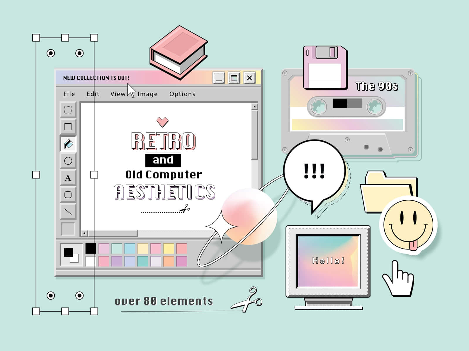 Quay ngược thời gian với phong cách Retro thẩm mỹ này. Hình nền