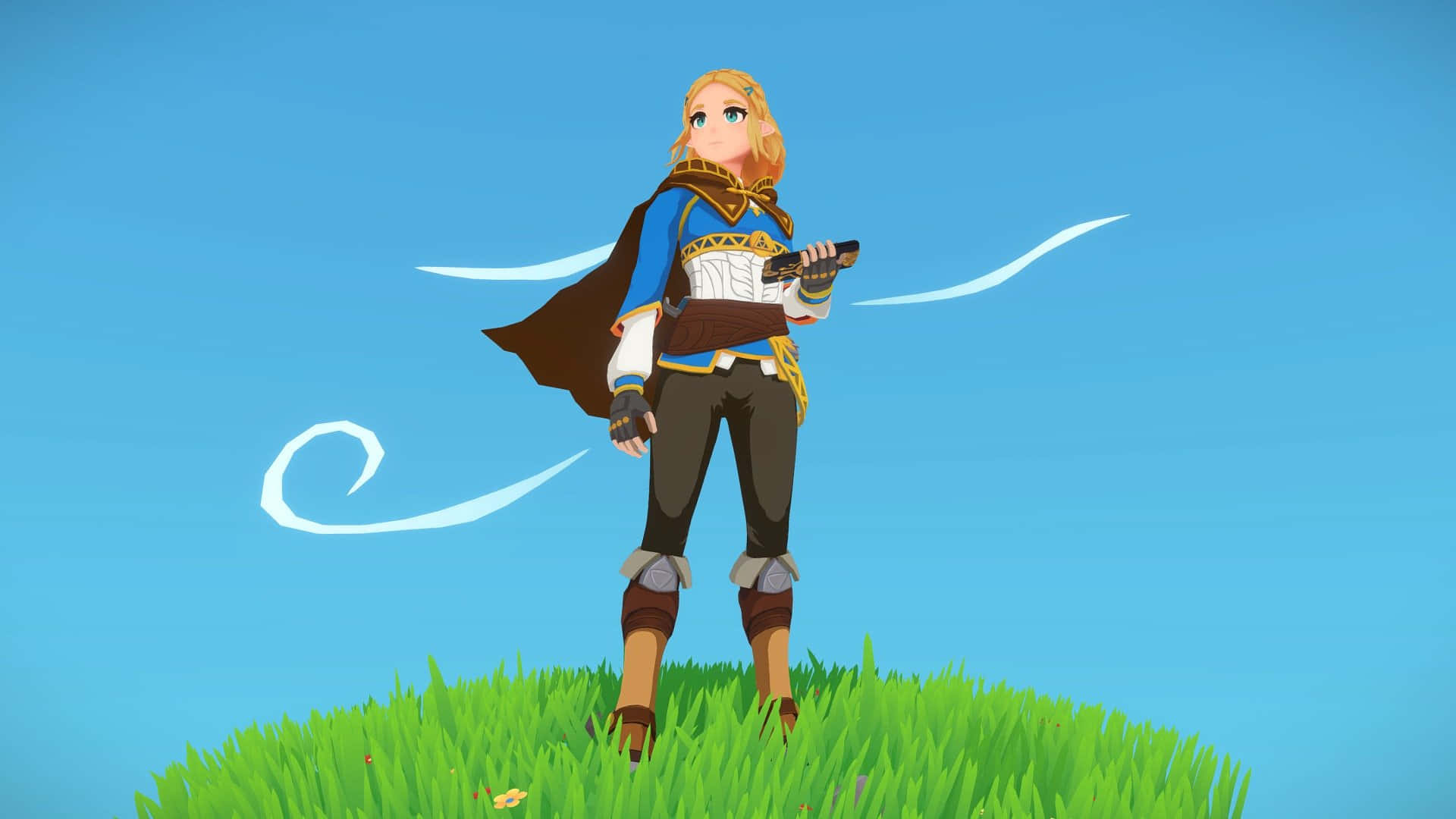 Quên thế giới đi, hãy cùng chơi và khám phá những vùng đất mới ngoạn mục của Zelda! Hình nền