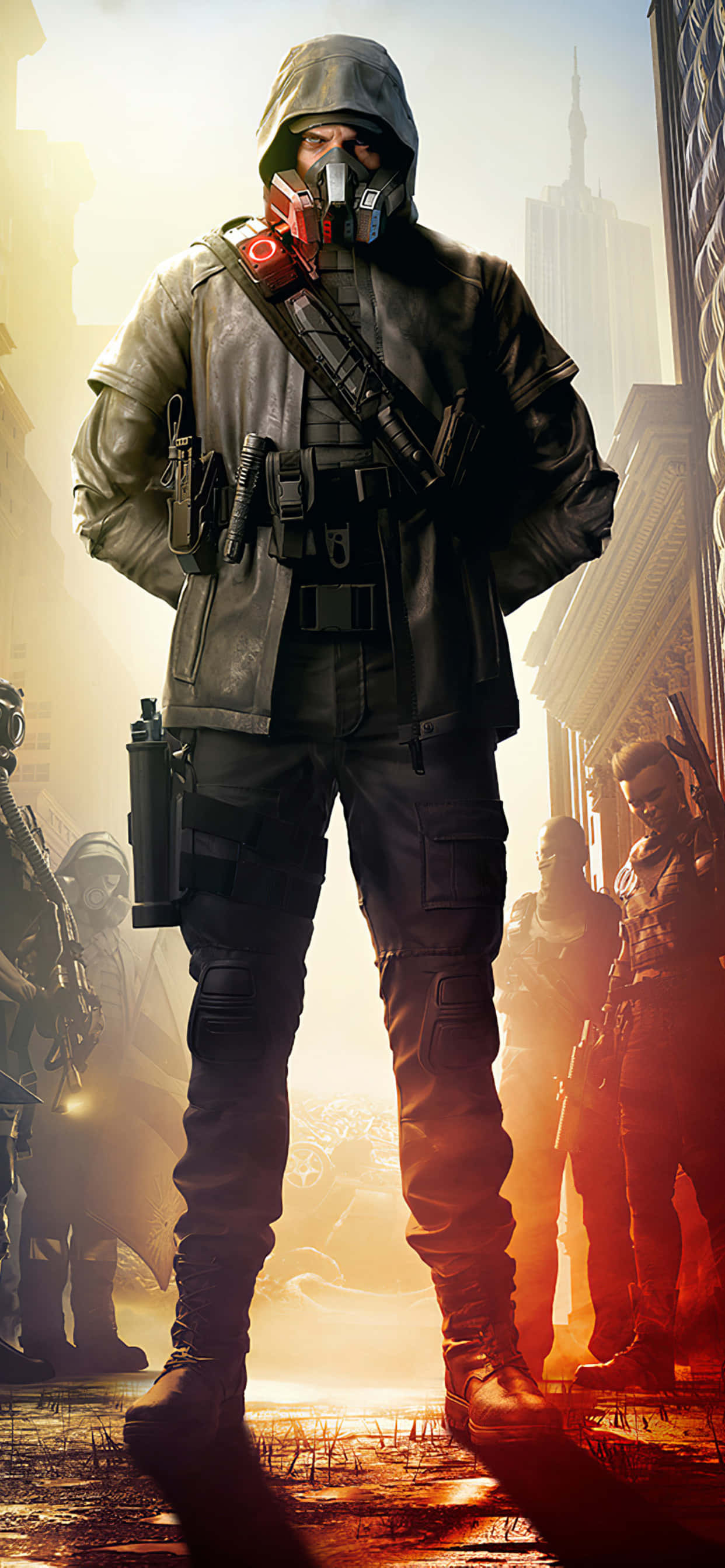 Ra Ngoài & Chơi: Nâng Cấp Trải Nghiệm Chơi Game Của Bạn Với The Division Trên iPhone XS Max Hình nền
