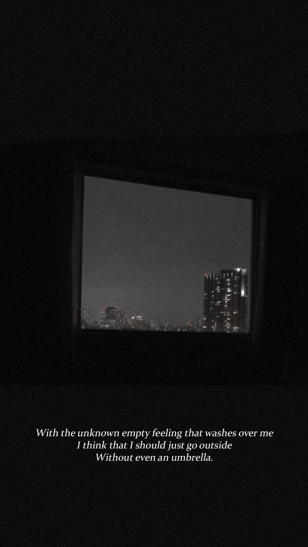 Rain By BTS Đen Aesthetic Hình nền