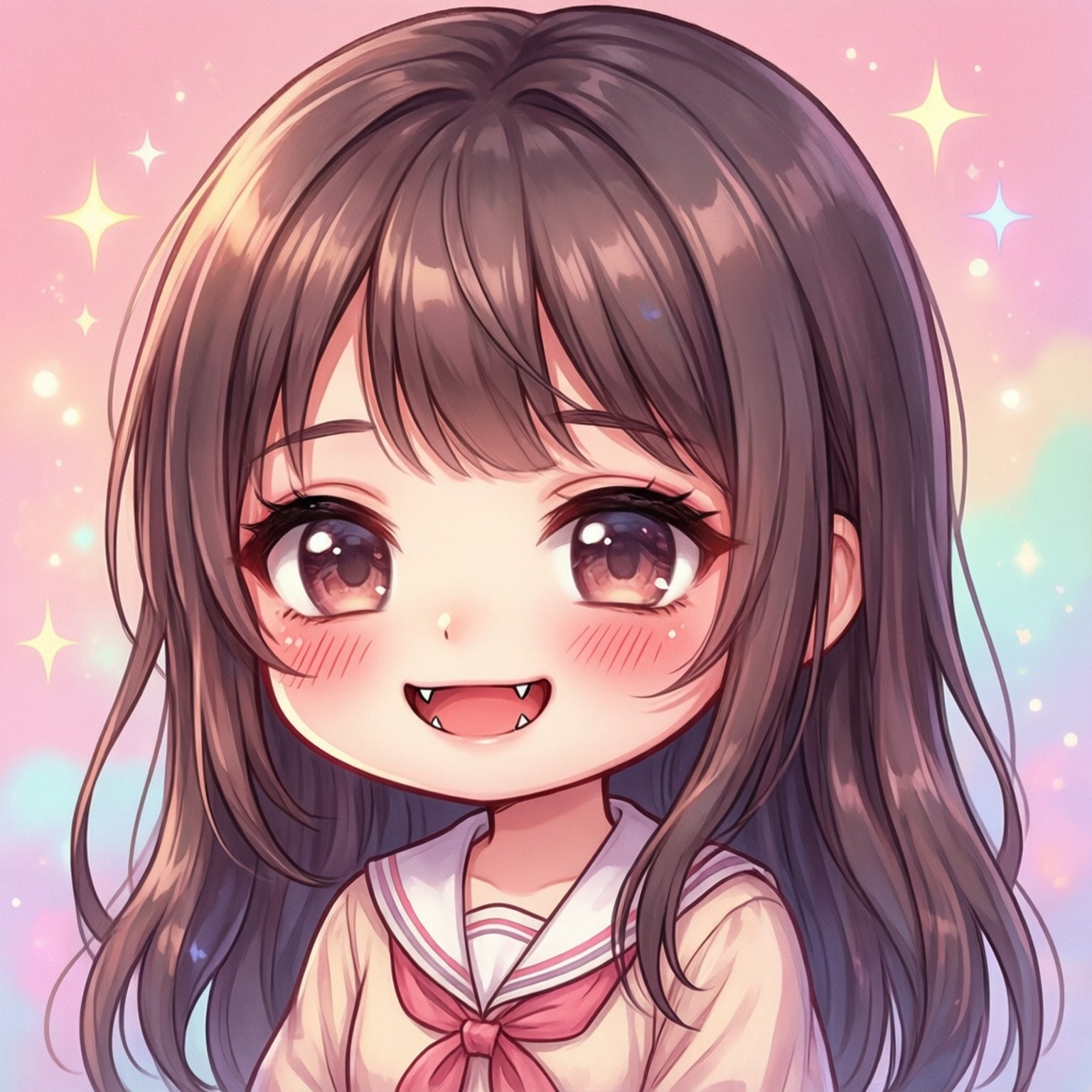 Răng Nanh Anime Dễ Thương Hình nền