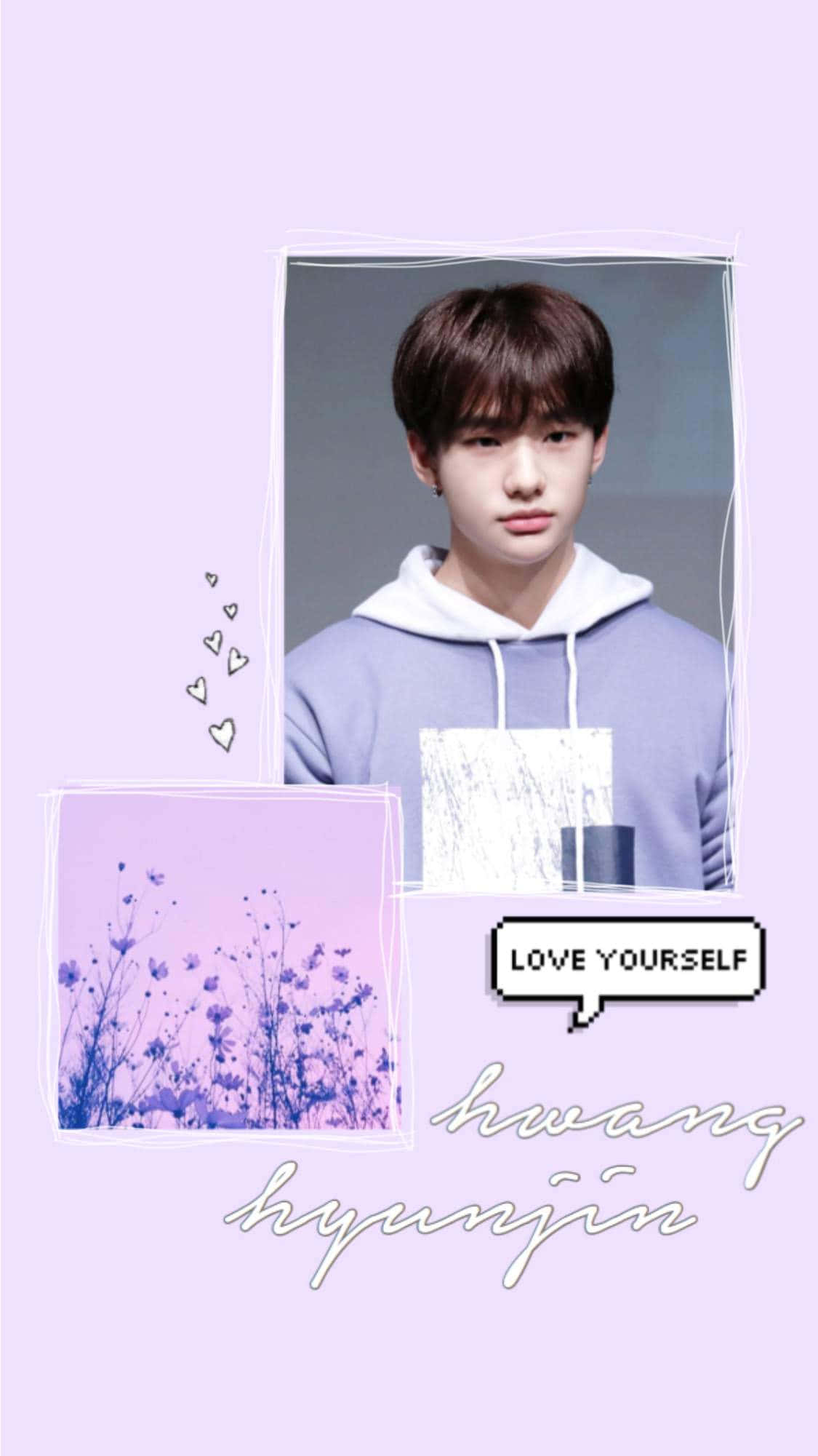 Rapper Hàn Quốc Hyunjin Phong Cách Lilac Hình nền