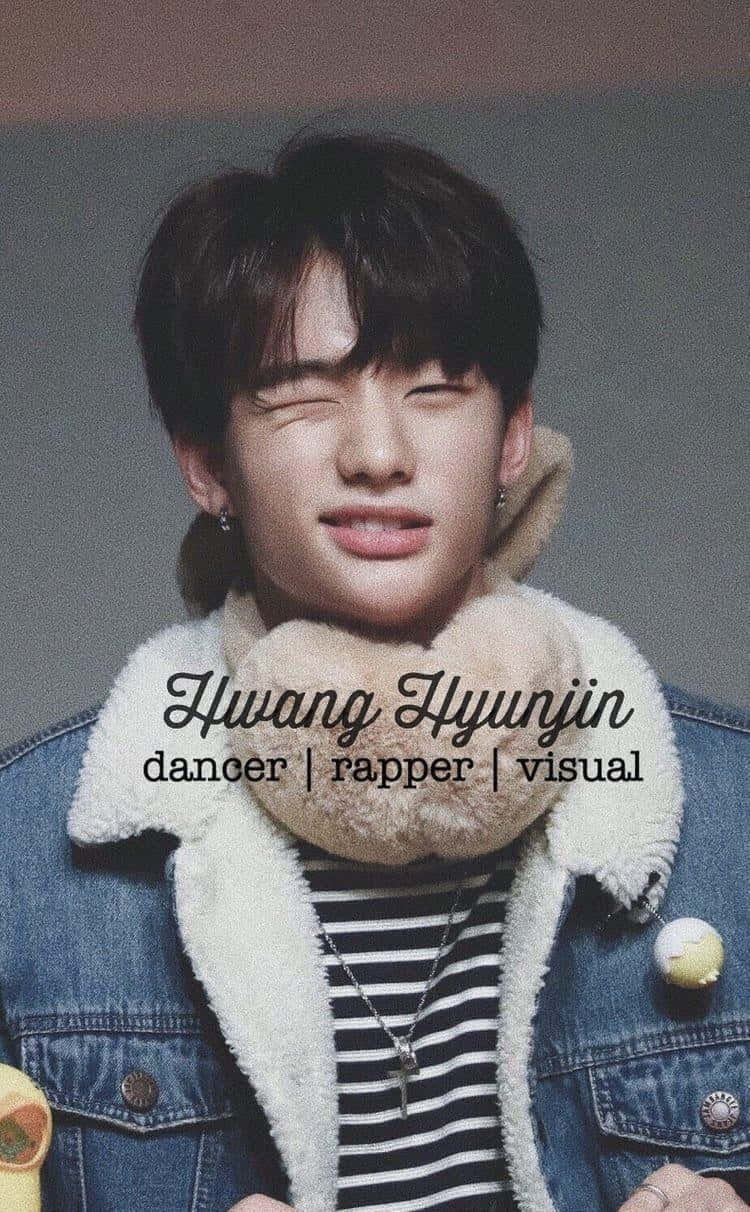 Rapper Hàn Quốc Hyunjin nháy mắt Hình nền