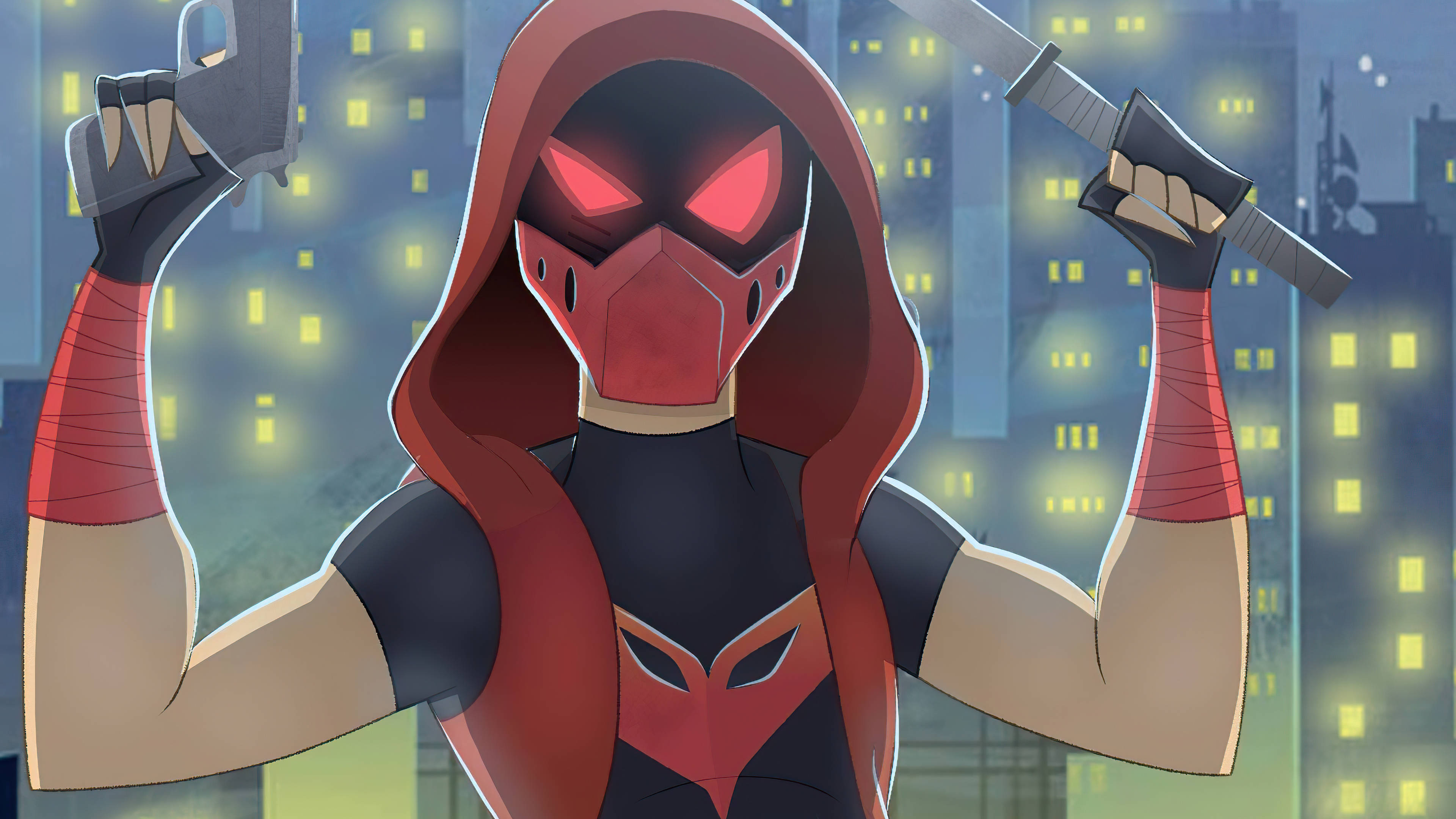 Red Hood Animated Cartoon Hình nền