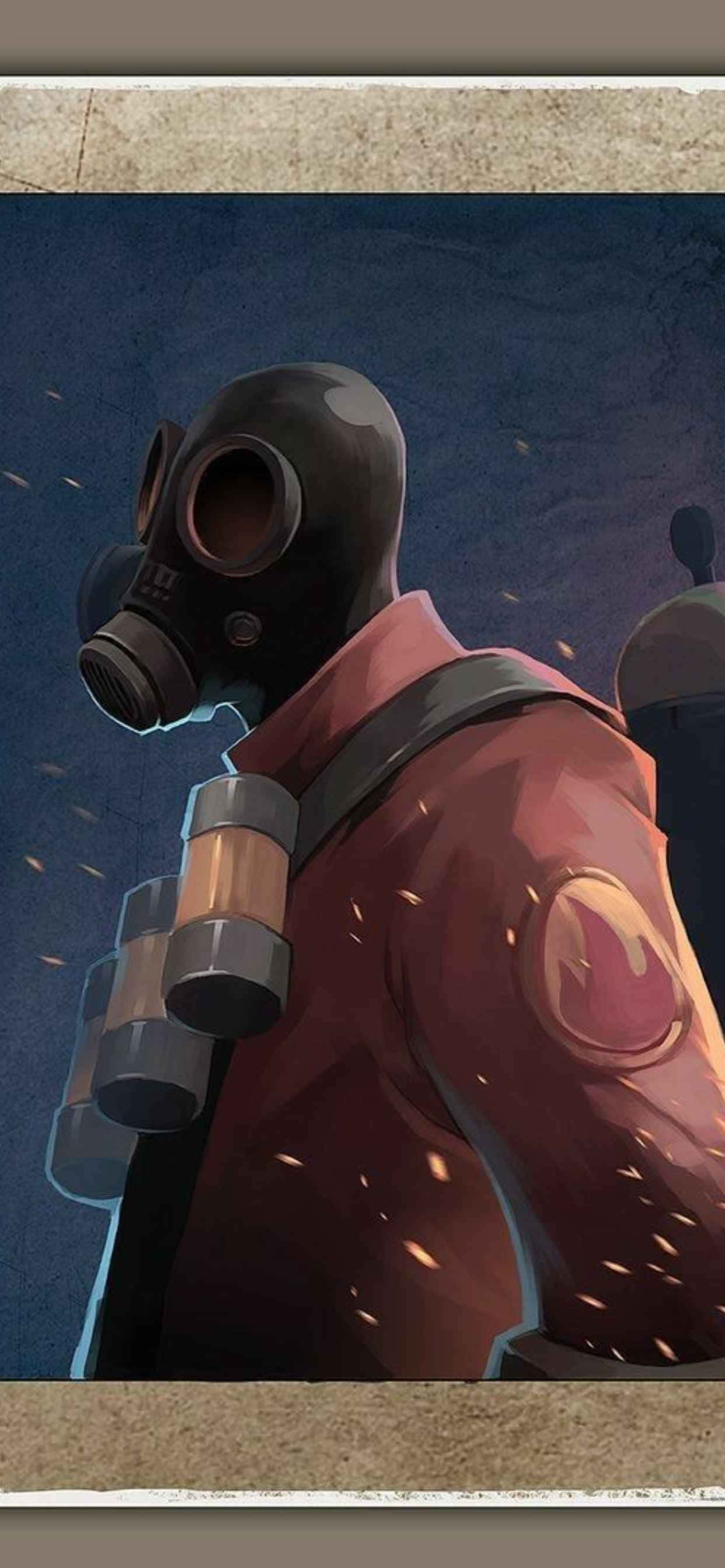 Hình nền Red Pyro Nhân vật iPhone Xs Max Team Fortress 2 Hình nền