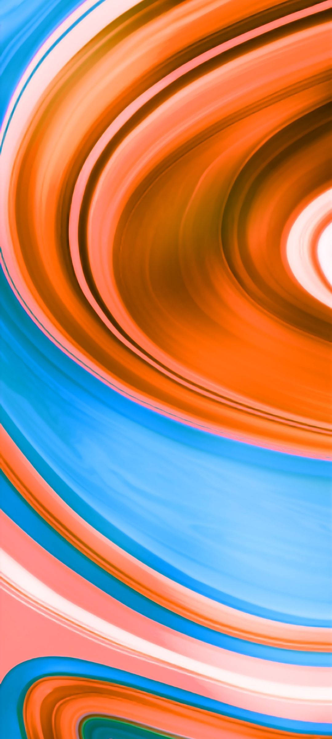 Redmi 9 Rực Rỡ và Hiện Đại với Dải Màu Cam và Xanh Hình nền
