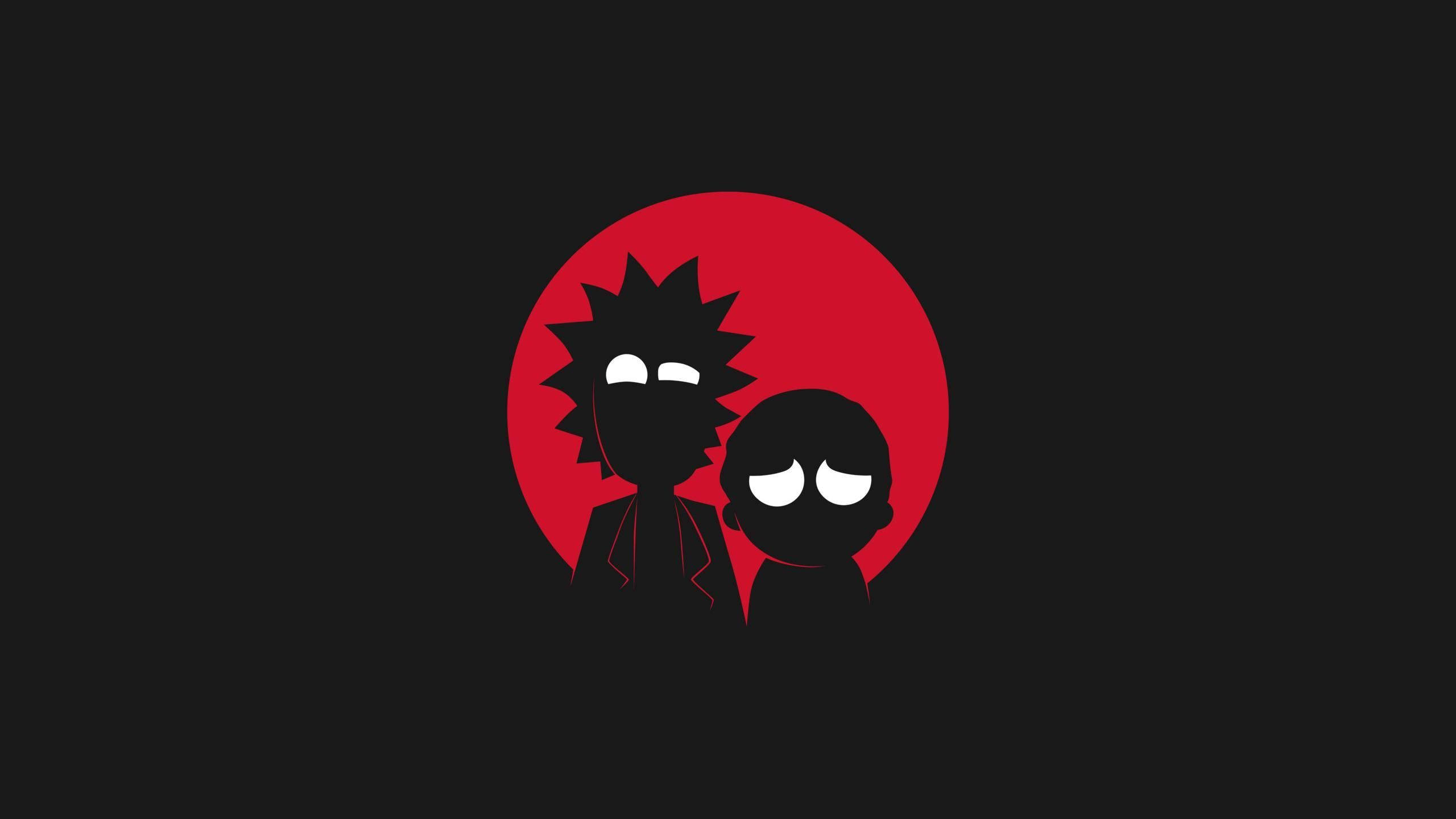 Rick và Morty Đỏ Chất Hình nền
