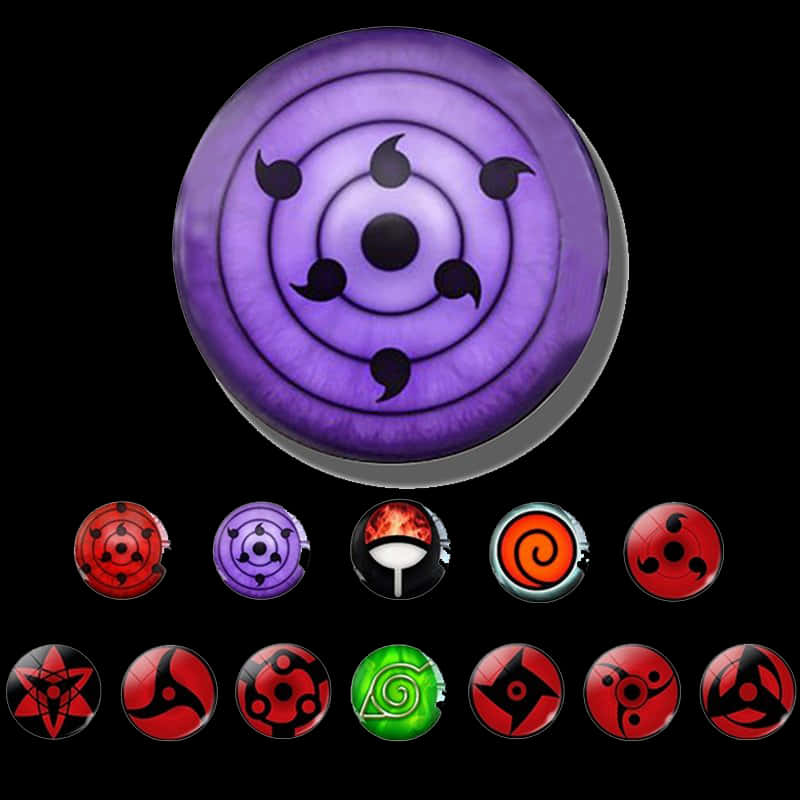 Rinnegan và các loại Dojutsu Hình nền