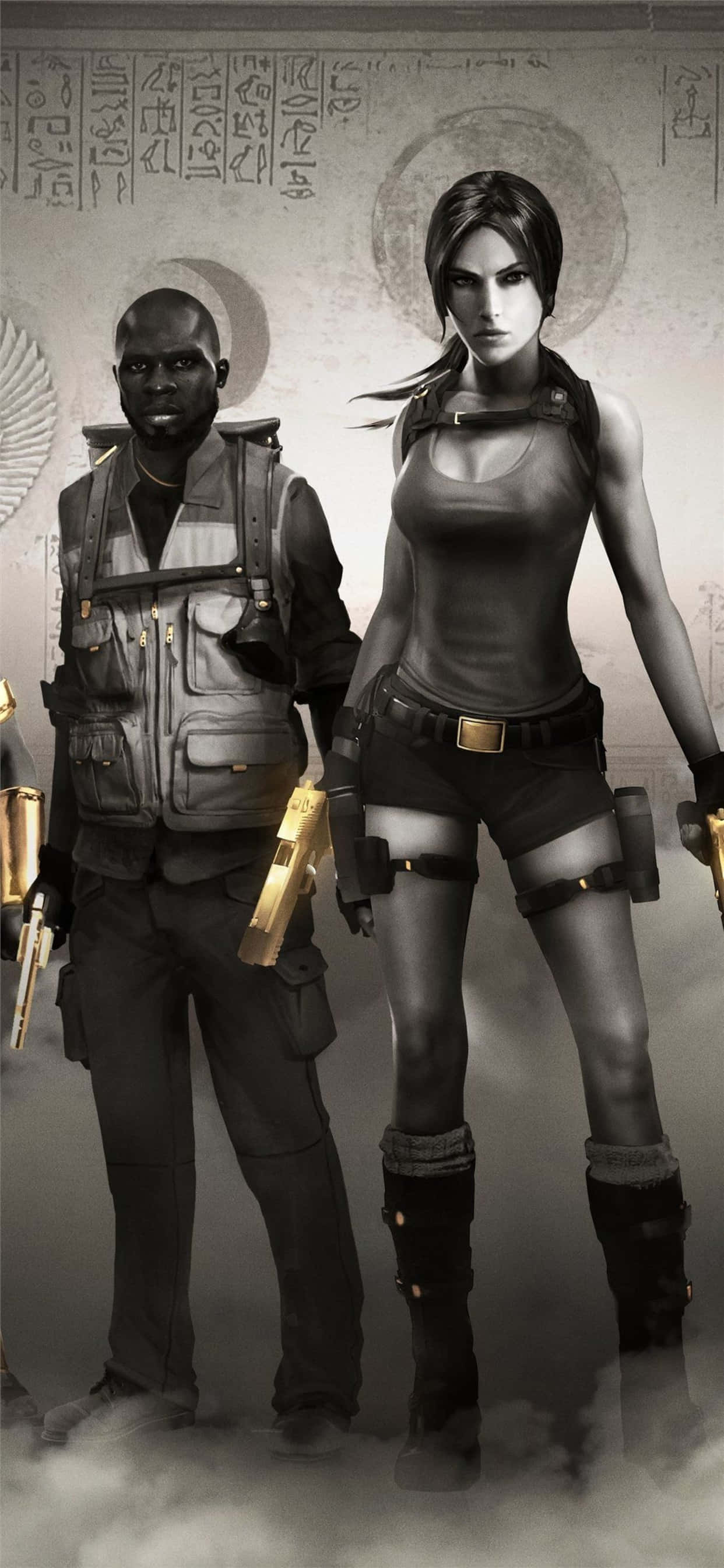 Rise Of The Tomb Raider trên iPhone Xs Max Hình nền